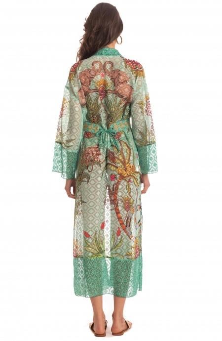 Safari Long Kimono