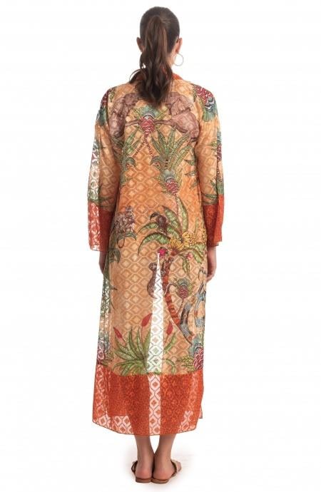 Safari Long Kimono