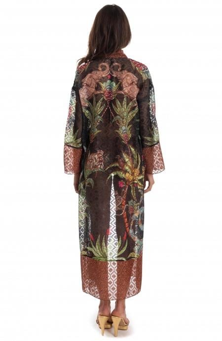 Safari Long Kimono