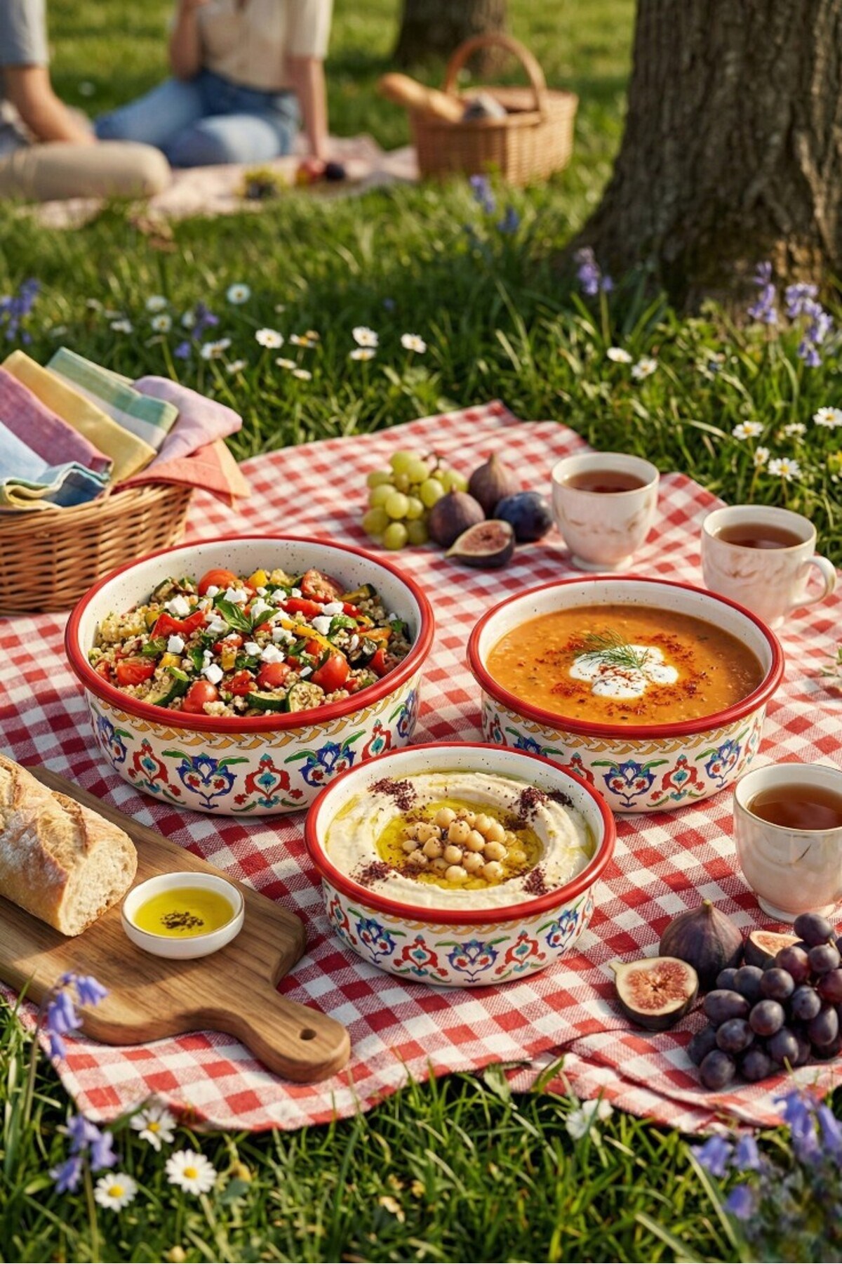 14 - 16 - 18 No Emaye Saklama Kabı 3 lü
