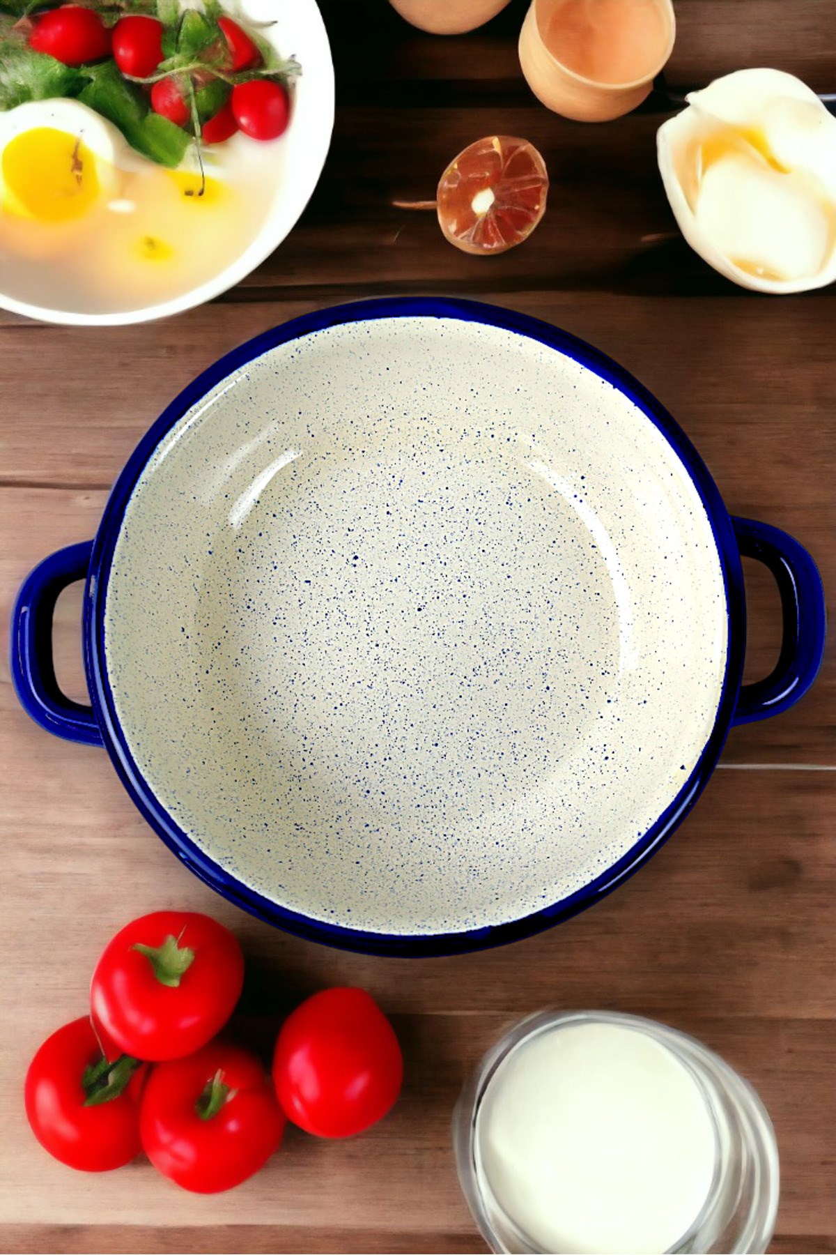 16 No Emaye Sahan, Servis, Yemek Kamp, Piknik, Çeyiz