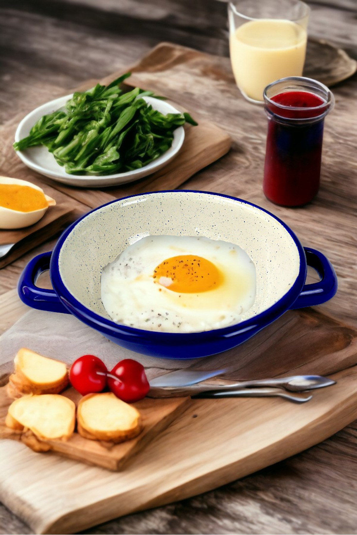 16 No Emaye Sahan, Servis, Yemek Kamp, Piknik, Çeyiz