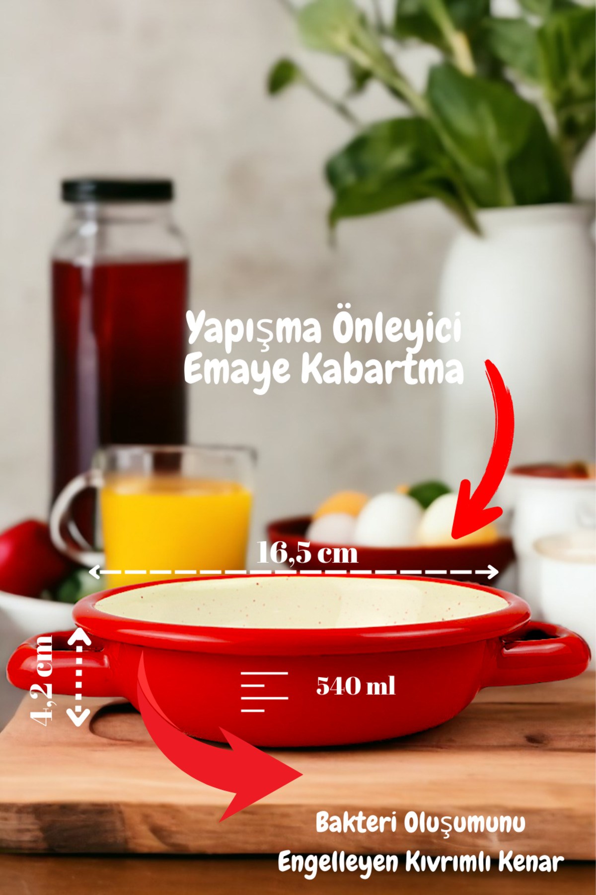 16 No Emaye Sahan, Servis, Yemek Kamp, Piknik, Çeyiz