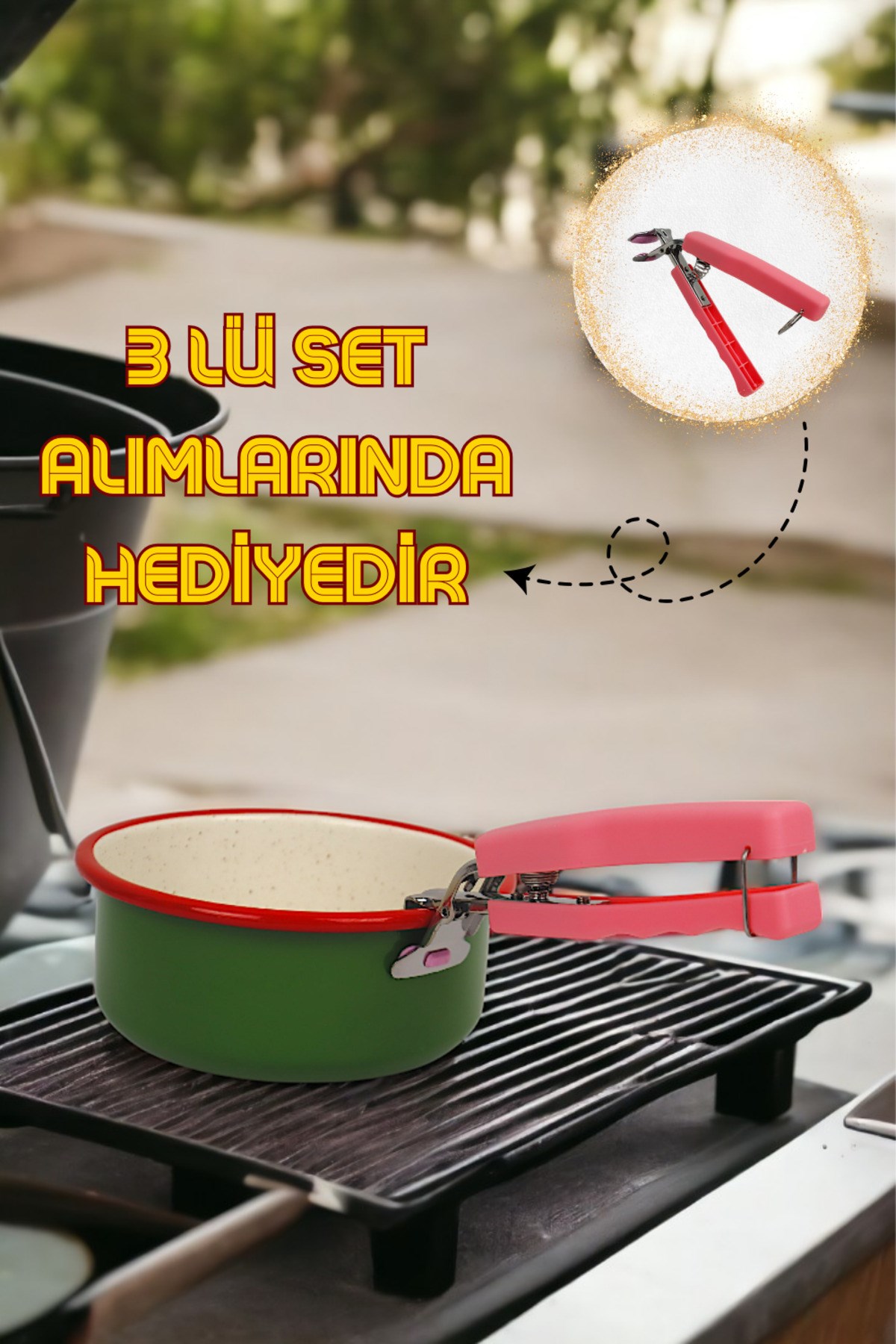 16 No Emaye Saklama Kabı