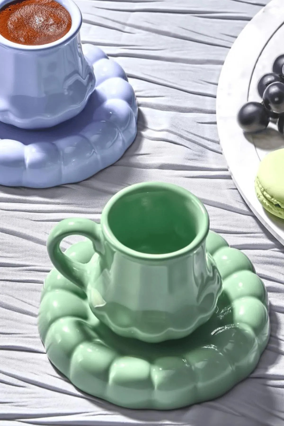 2 Kişilik Kahve Fincan Takımı – Modern Tasarım Hediyelik Set
