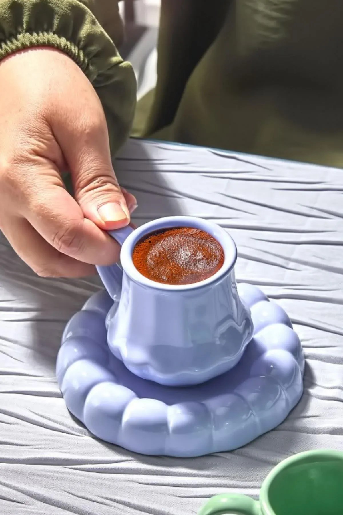 2 Kişilik Kahve Fincan Takımı – Modern Tasarım Hediyelik Set