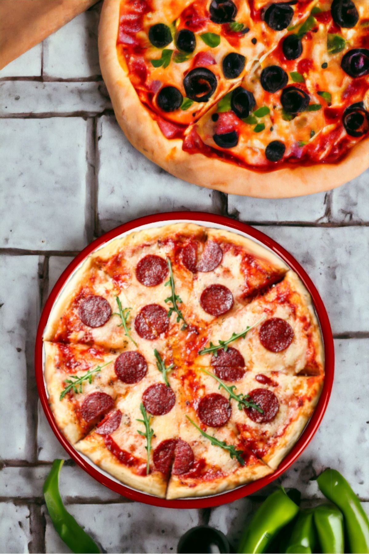22 Cm Kahvaltı Tabağı Supla Pasta Tabağı Servis Tabağı Pizza Tepsisi