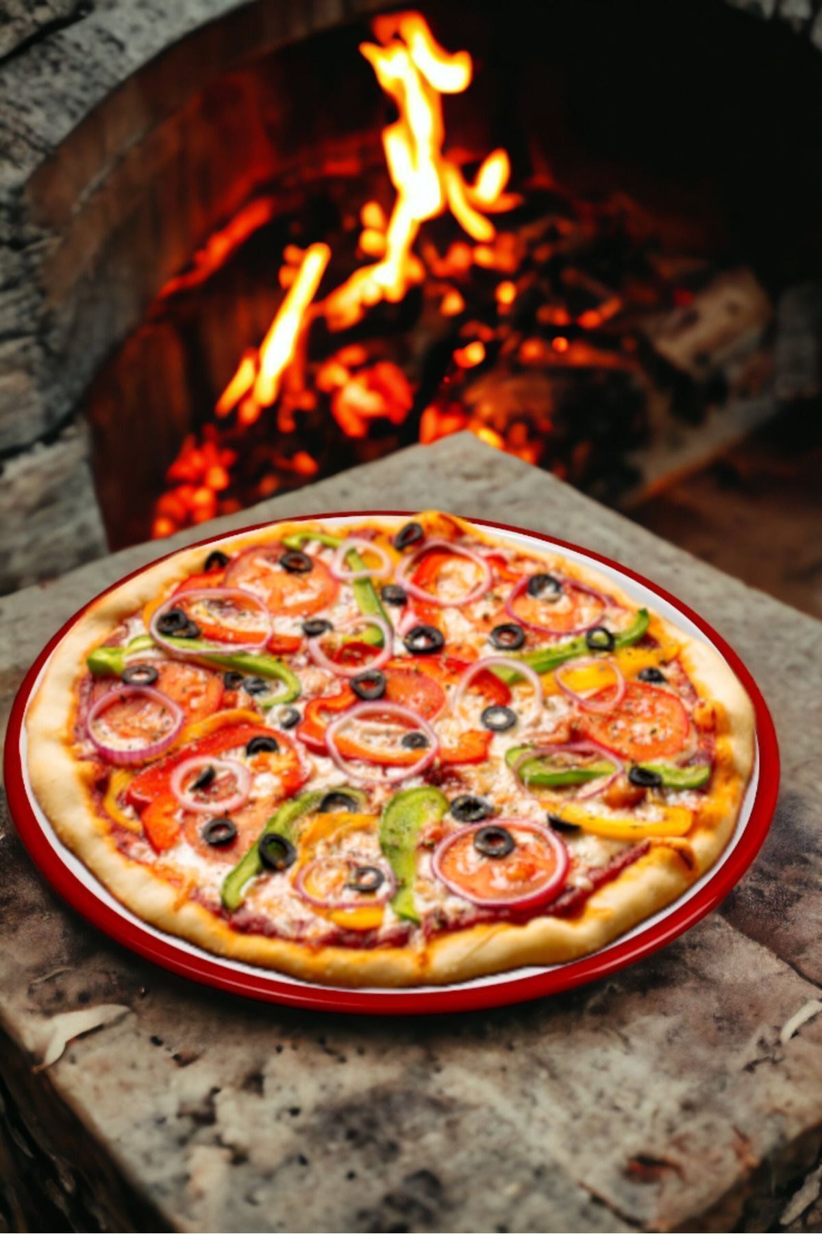 22 Cm Kahvaltı Tabağı Supla Pasta Tabağı Servis Tabağı Pizza Tepsisi