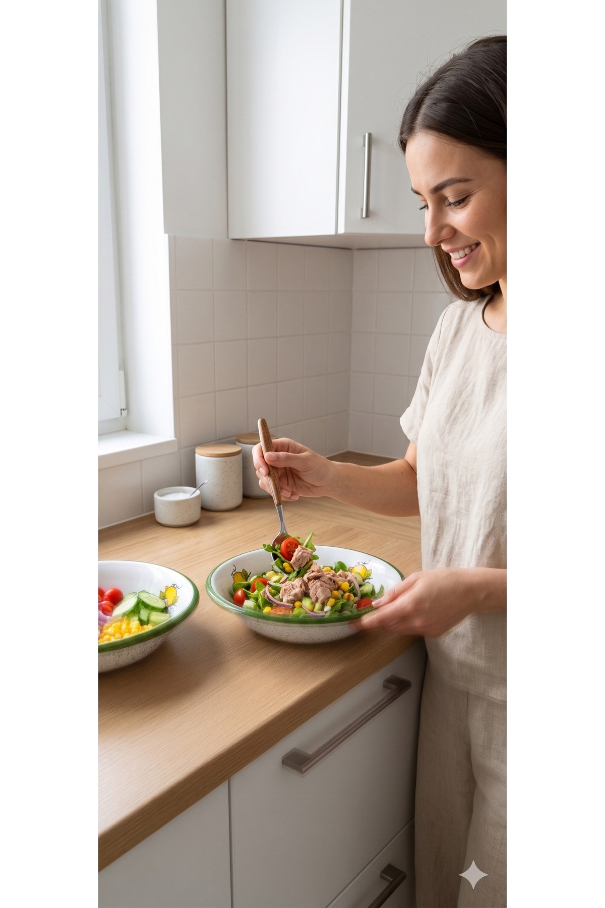 24 Cm Emaye Kase , Çukur Tabak, Salata Tabak, Cips Tabak