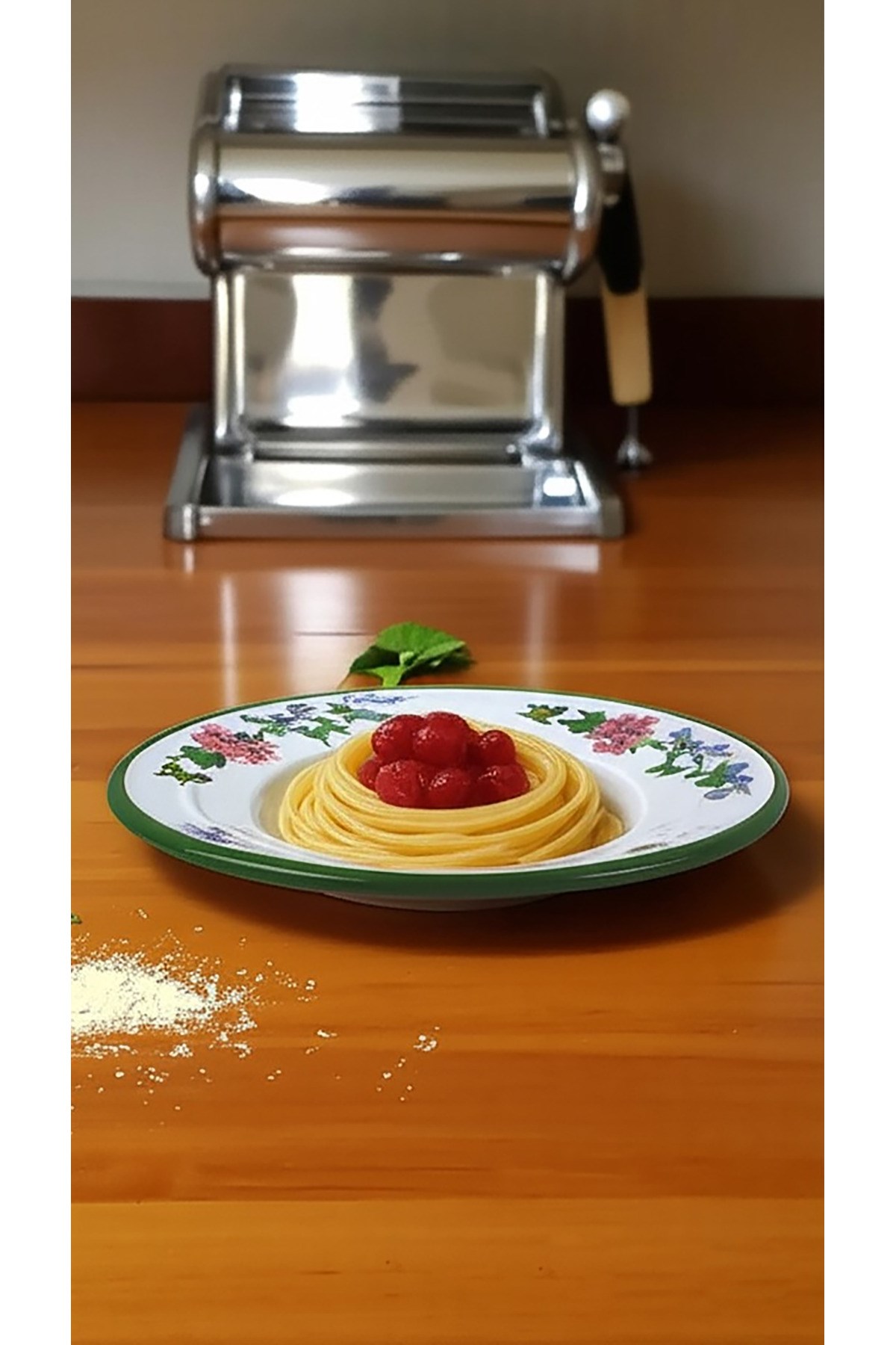 29 No Emaye Makarna Tabağı Tabak Servis Yemek Kamp Piknik.çeyiz Çukur Tabak