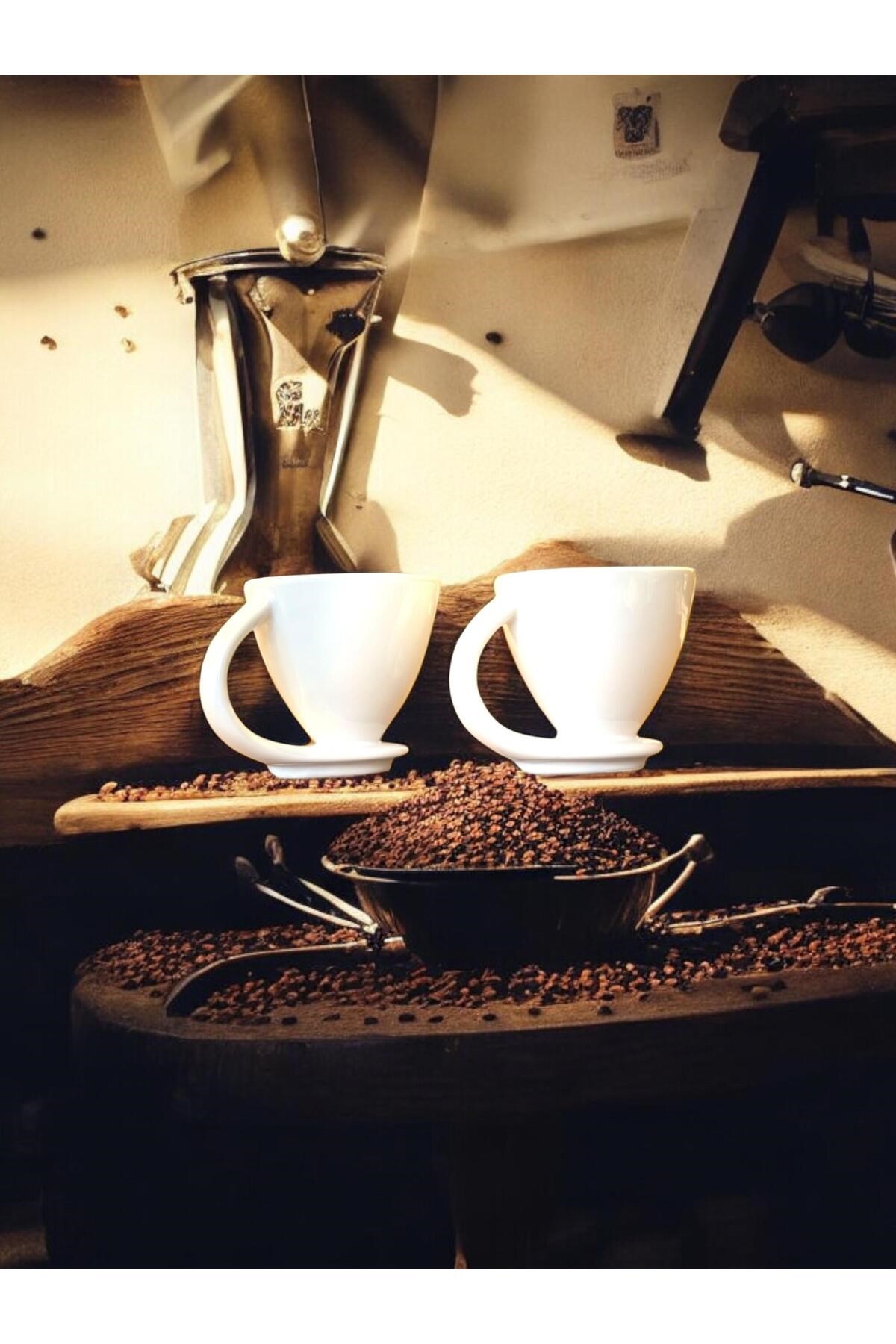 2'li Seramik Türk Kahvesi ve Espresso Fincan Takımı