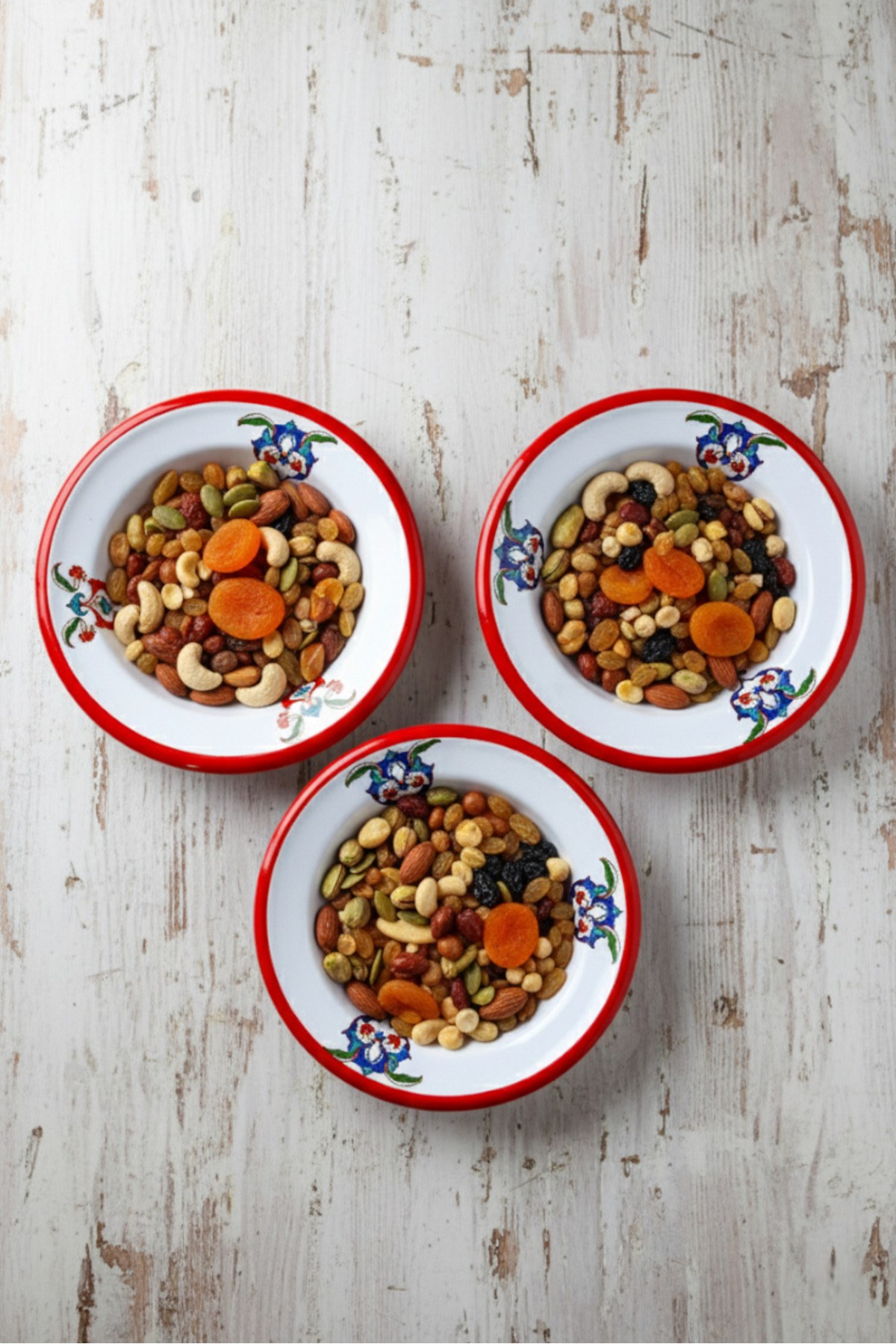 3 Parça 14Cm Emaye Tabak Set ,Kahvaltı Tabağı,Reçellik, Zeytin, Peynir Tabağı, Çeyiz, Yılbaşı Hediye
