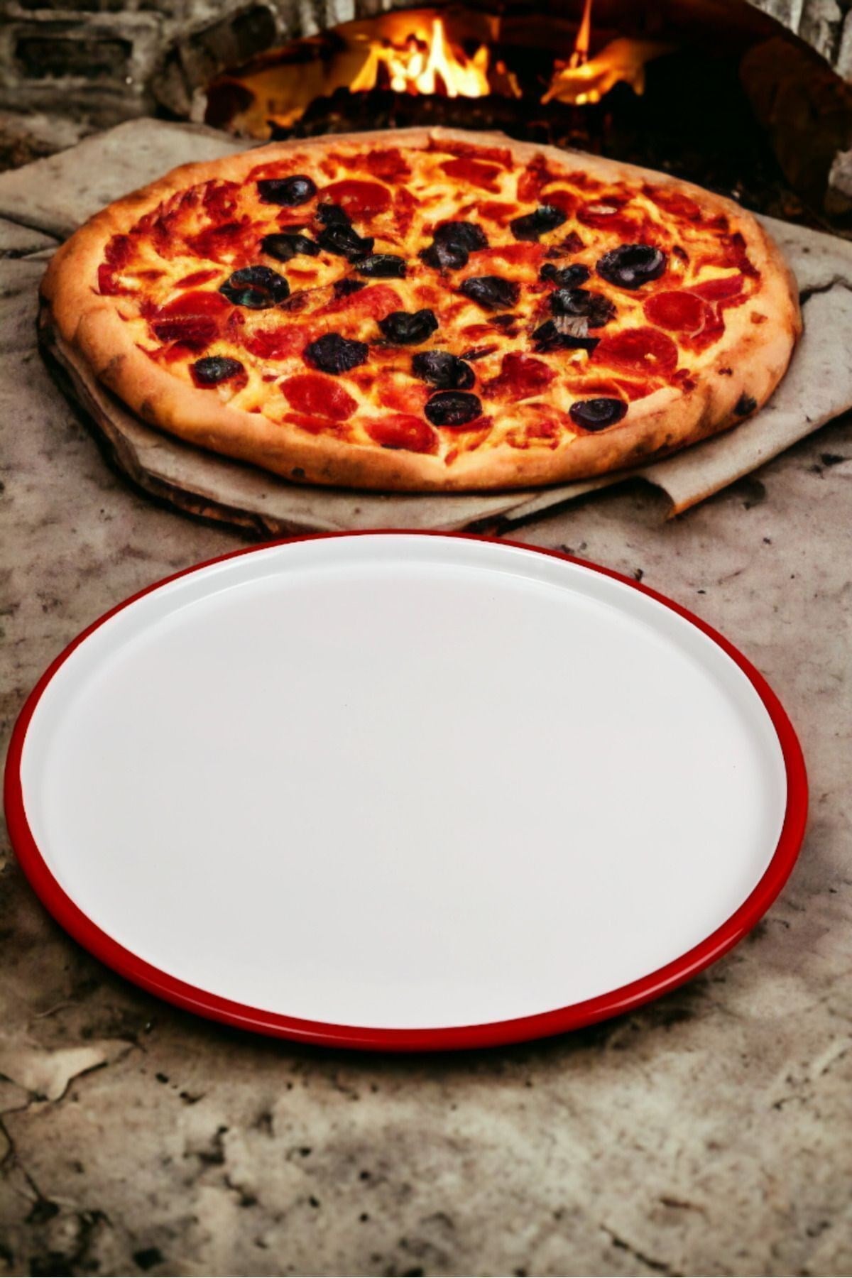 30 No 30 Cm Kahvaltı Tabağı Supla Pasta Tabağı Servis Tabağı Pizza Tepsisi