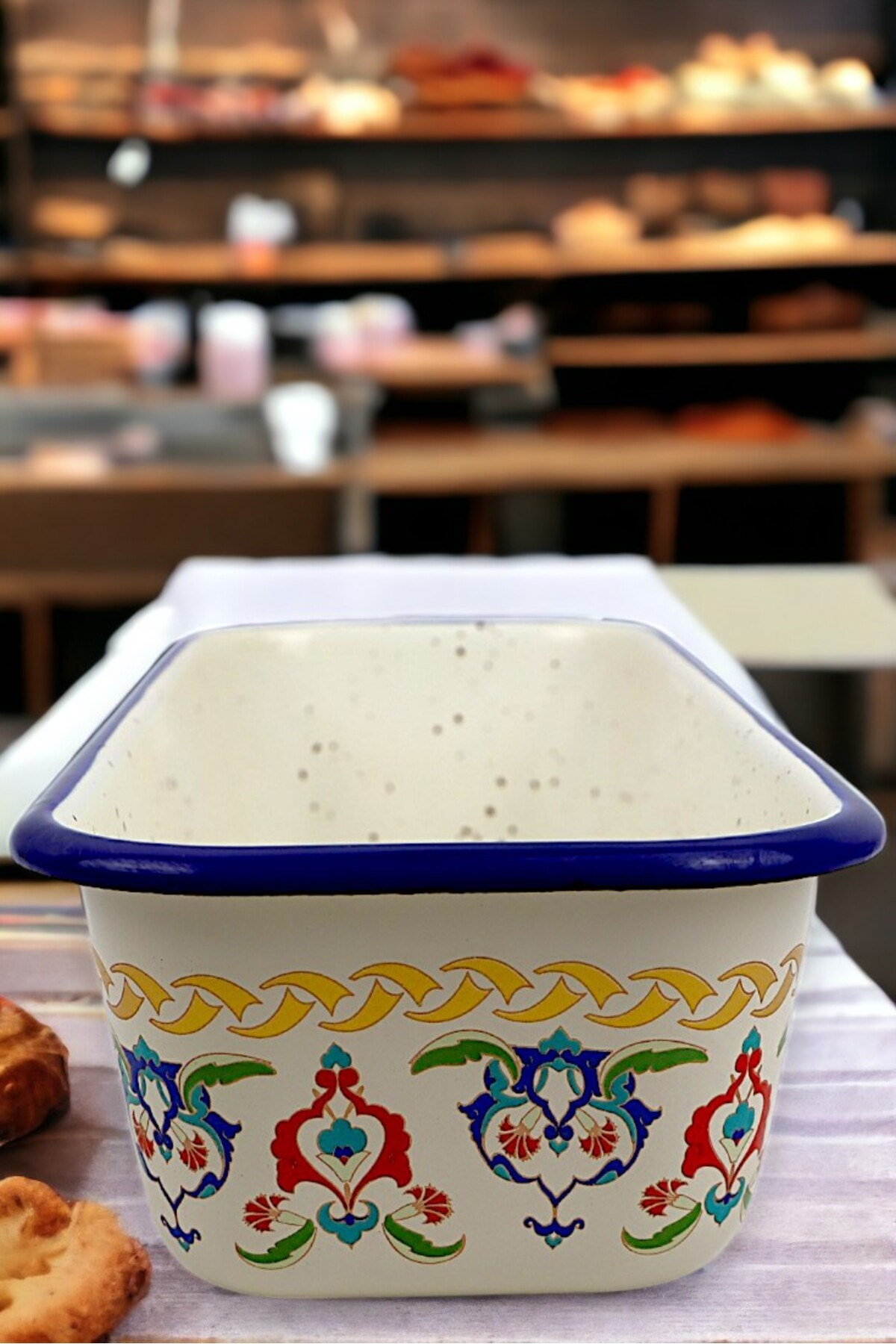 30/13 Emaye Baton Kek Ekmek Kalıbı 1,7Lt Fırın, Pişirme, Pasta, Çeyiz,