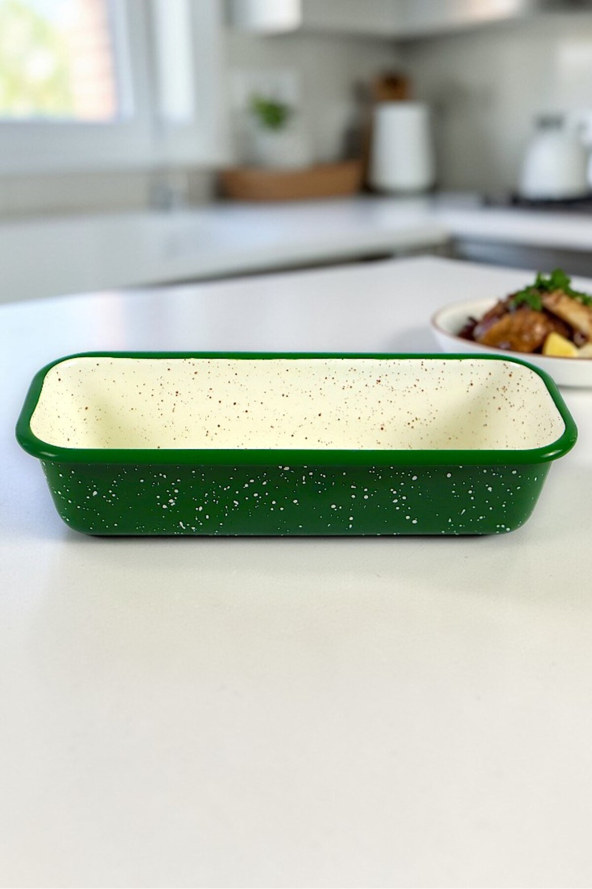 30/13 Emaye Baton Kek Ekmek Kalıbı 1,7Lt Fırın, Pişirme, Pasta, Çeyiz,