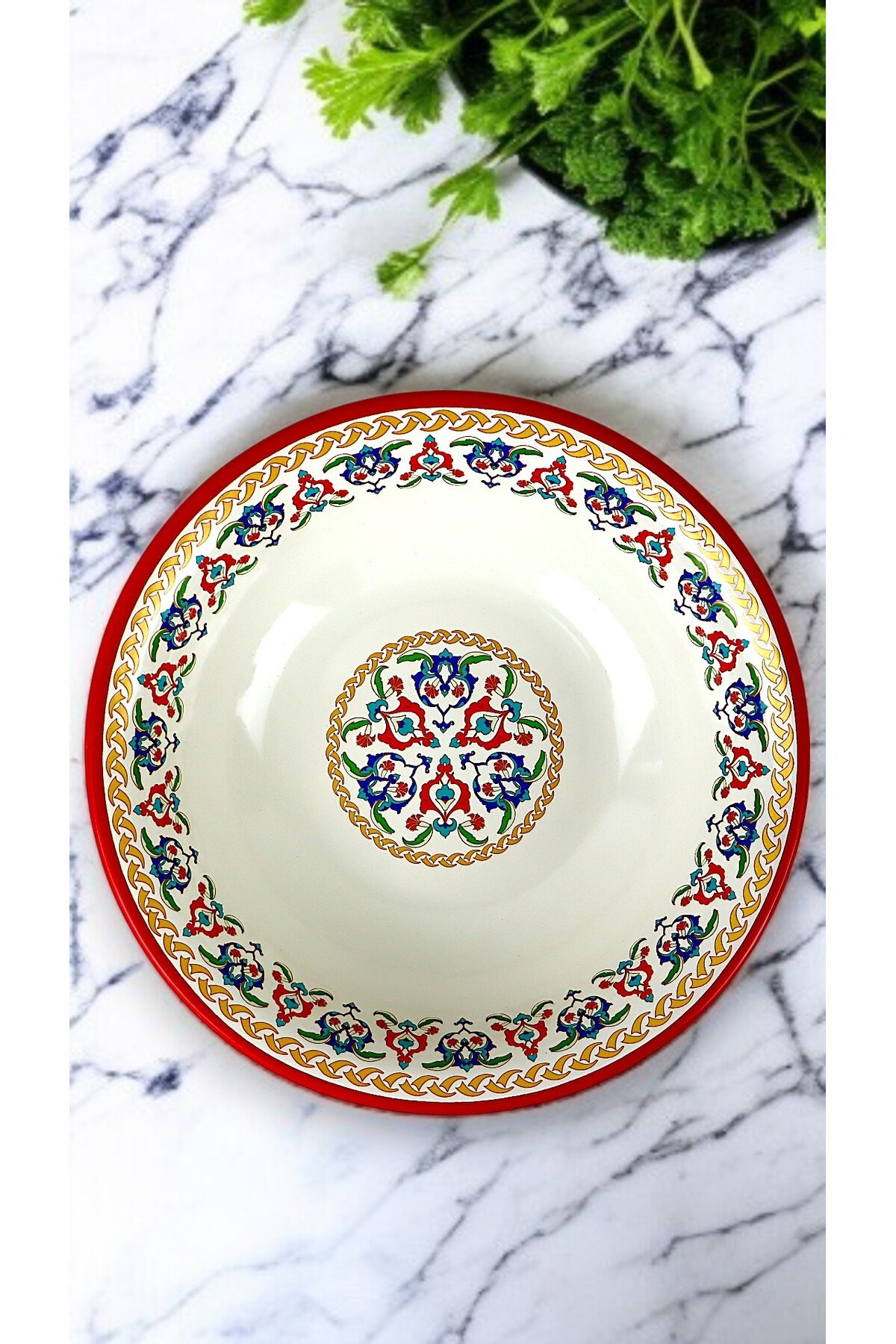 32 Cm 3.5Litre Emaye Leğen Çırpma ve Karıştırma Kabı, Hamur Leğeni. Meyvelik. Çeyiz. Büyük Kase