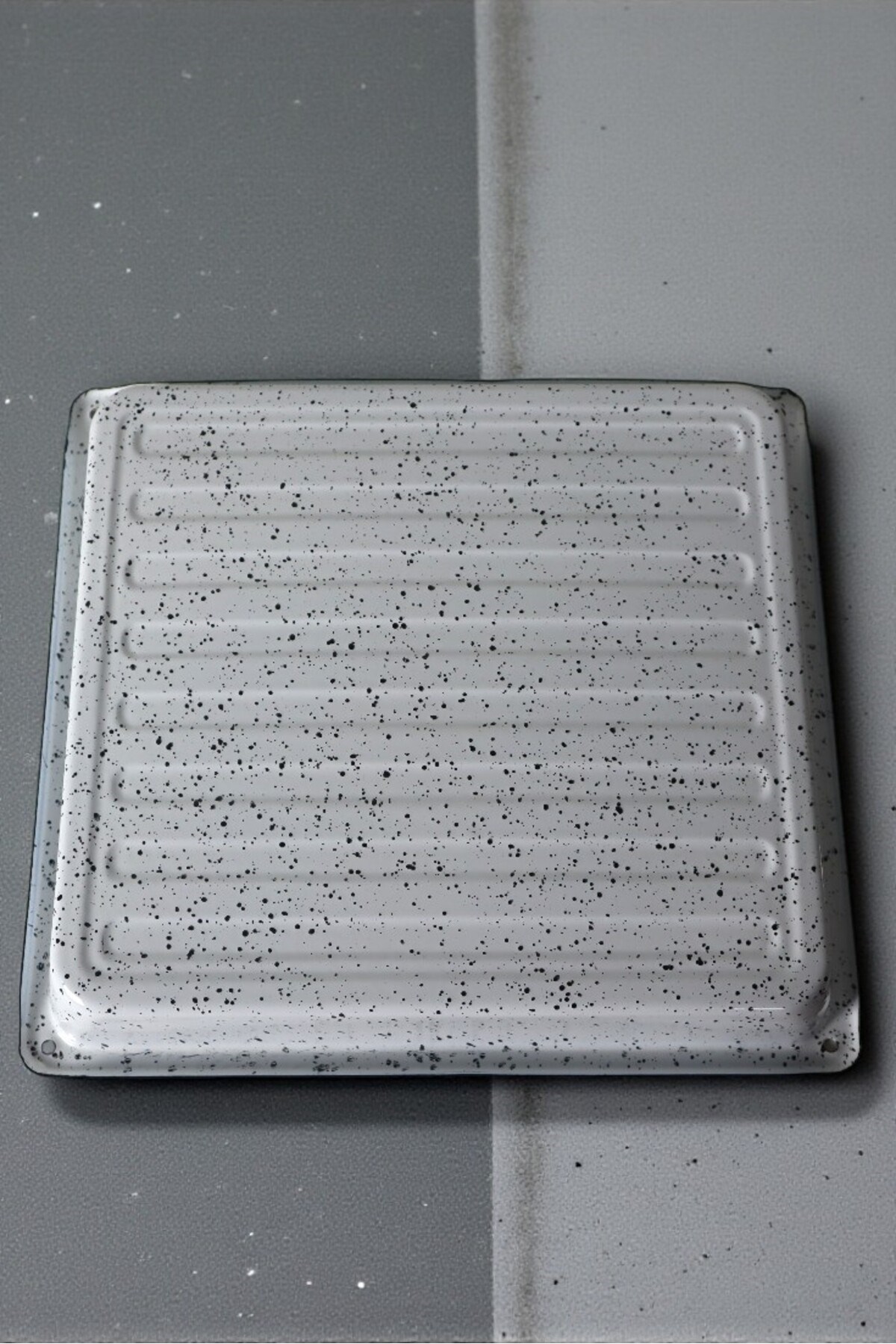 34x37 No Emaye Fırın Tepsi Dikdörtgen Tepsi 37 Cm