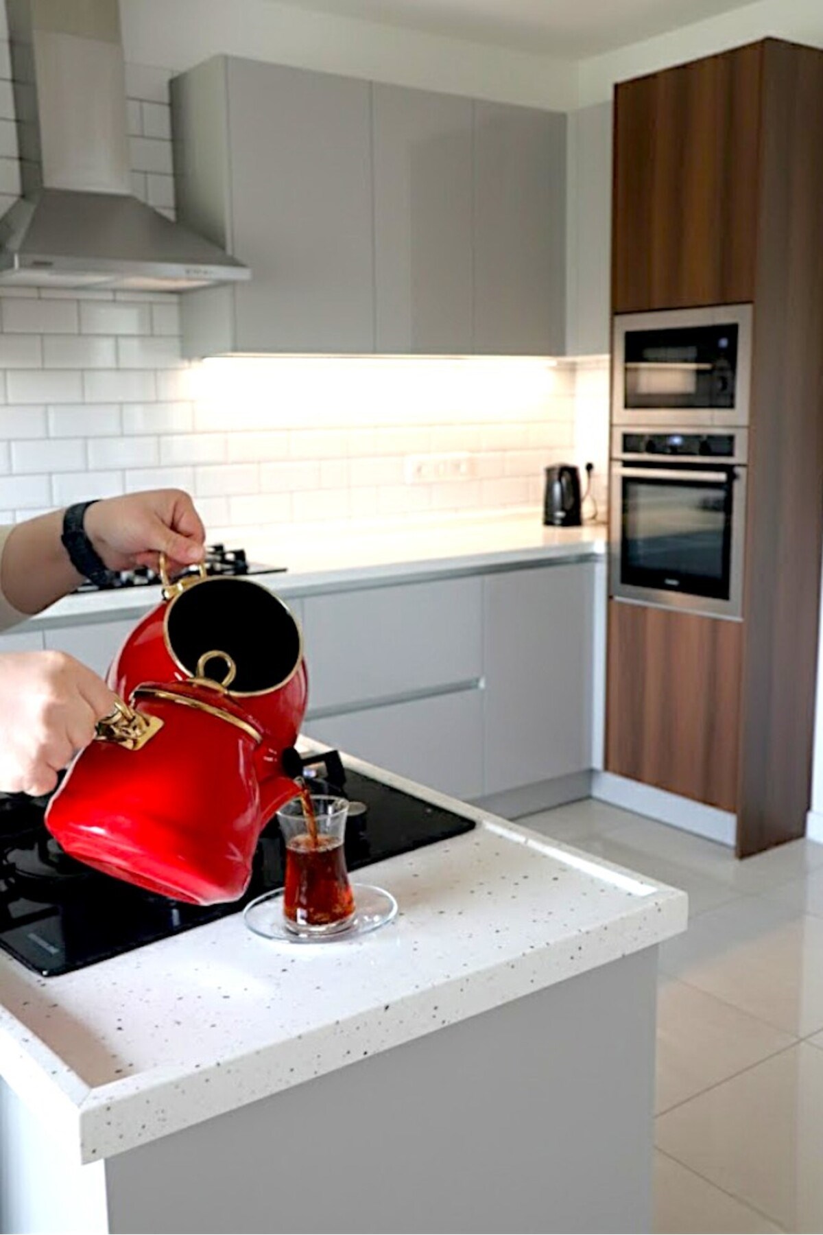 3,5Lt Emaye Çaydanlık Takımı