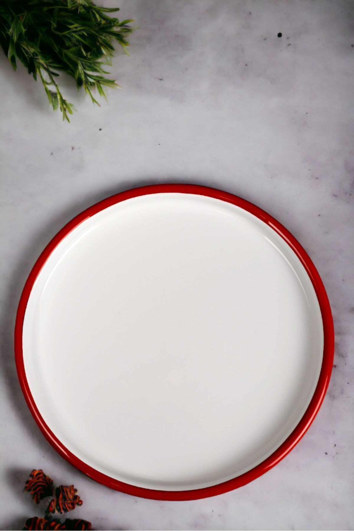 36 No 36 Cm Kahvaltı Tabağı Supla Pasta Tabağı Servis Tabağı Pizza Tepsisi