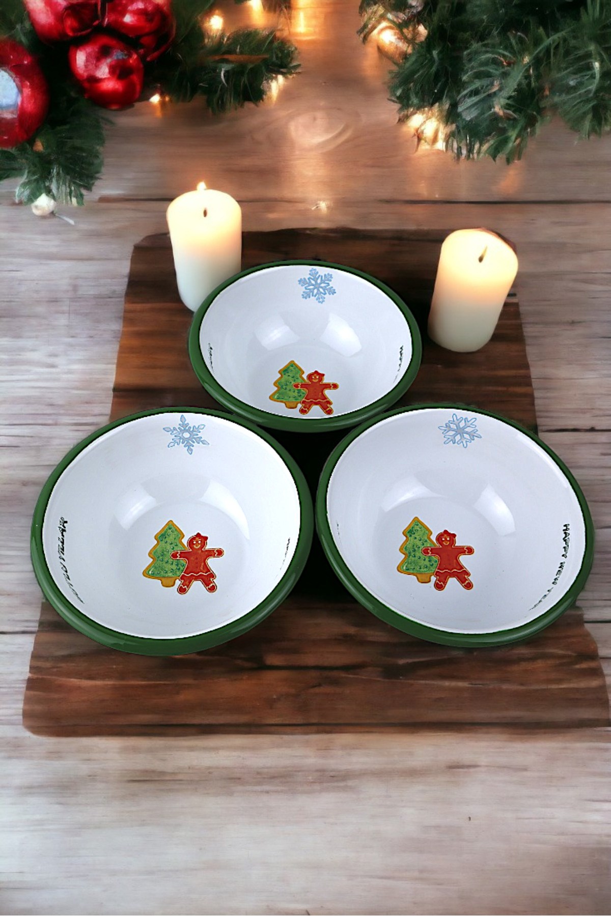 3lü13 No Emaye Kase,  Tabak, Çeyiz, Çukur Tabak, Çorba Kase, Mama Tabağı, Yılbaşı, Hediye 13 Cm