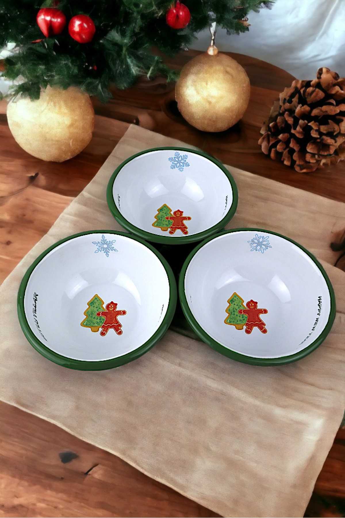 3lü13 No Emaye Kase,  Tabak, Çeyiz, Çukur Tabak, Çorba Kase, Mama Tabağı, Yılbaşı, Hediye 13 Cm