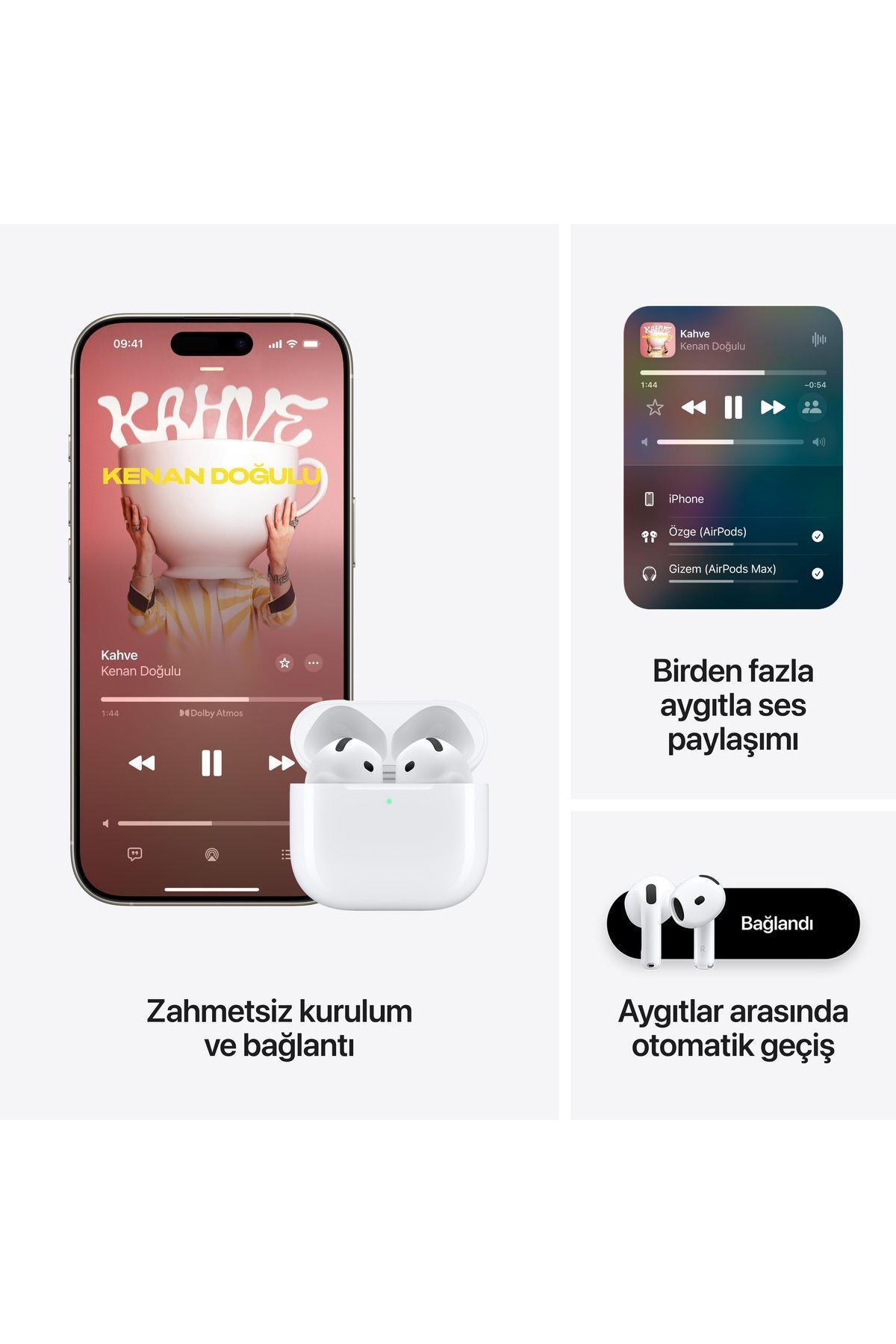 AirPods 4 Aktif Gürültü Önleme Özellikli