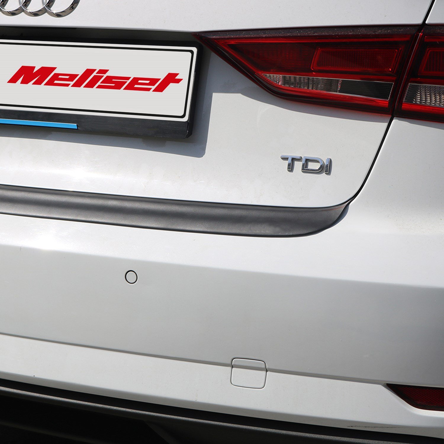 Audi A3 Sedan Mat Siyah Arka Tampon Eşiği 2016-2020 Yılı ve Arasına Uyumludur