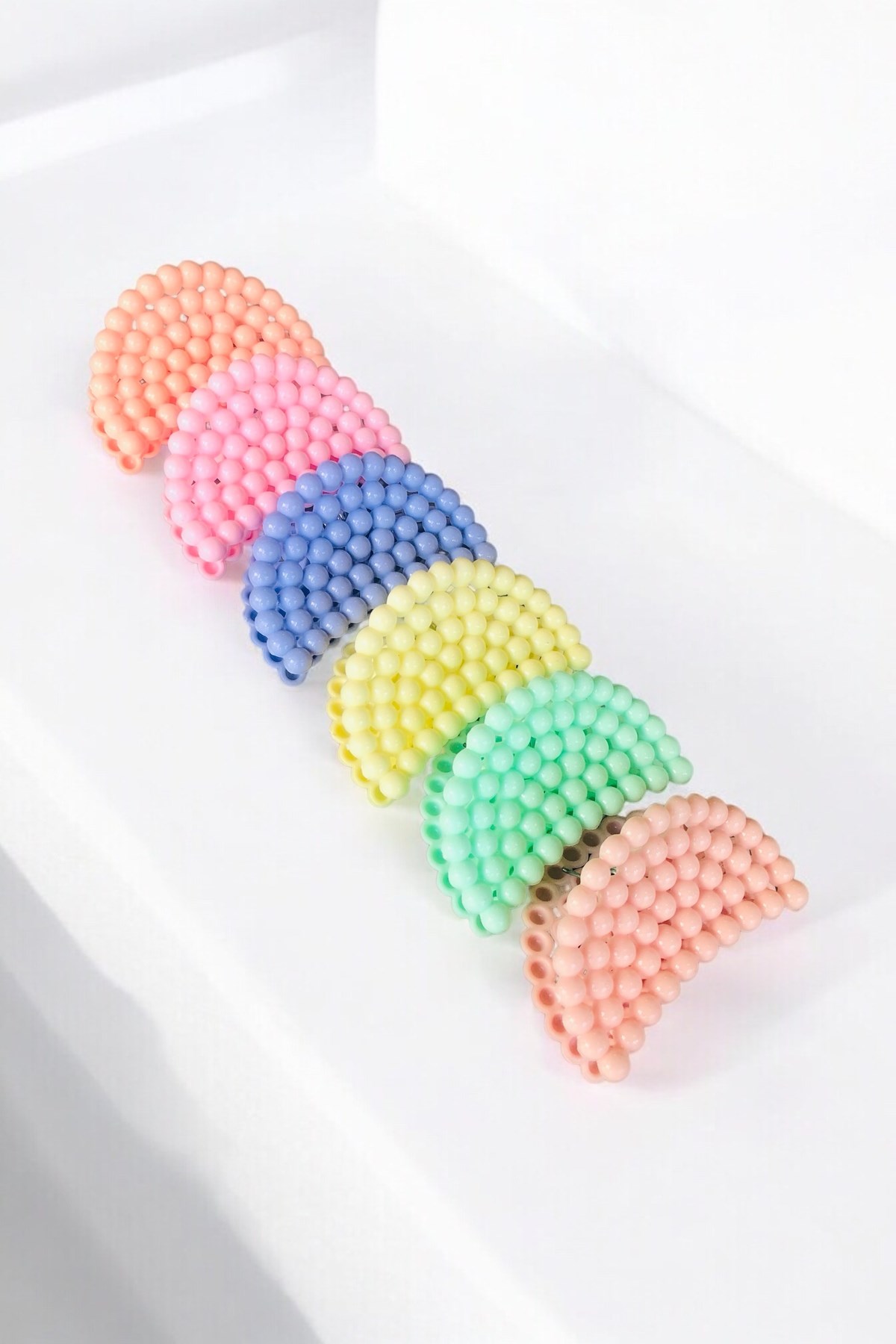Boncuk Model 6 Adet Büyük Boy 6 Cm Mandal Toka