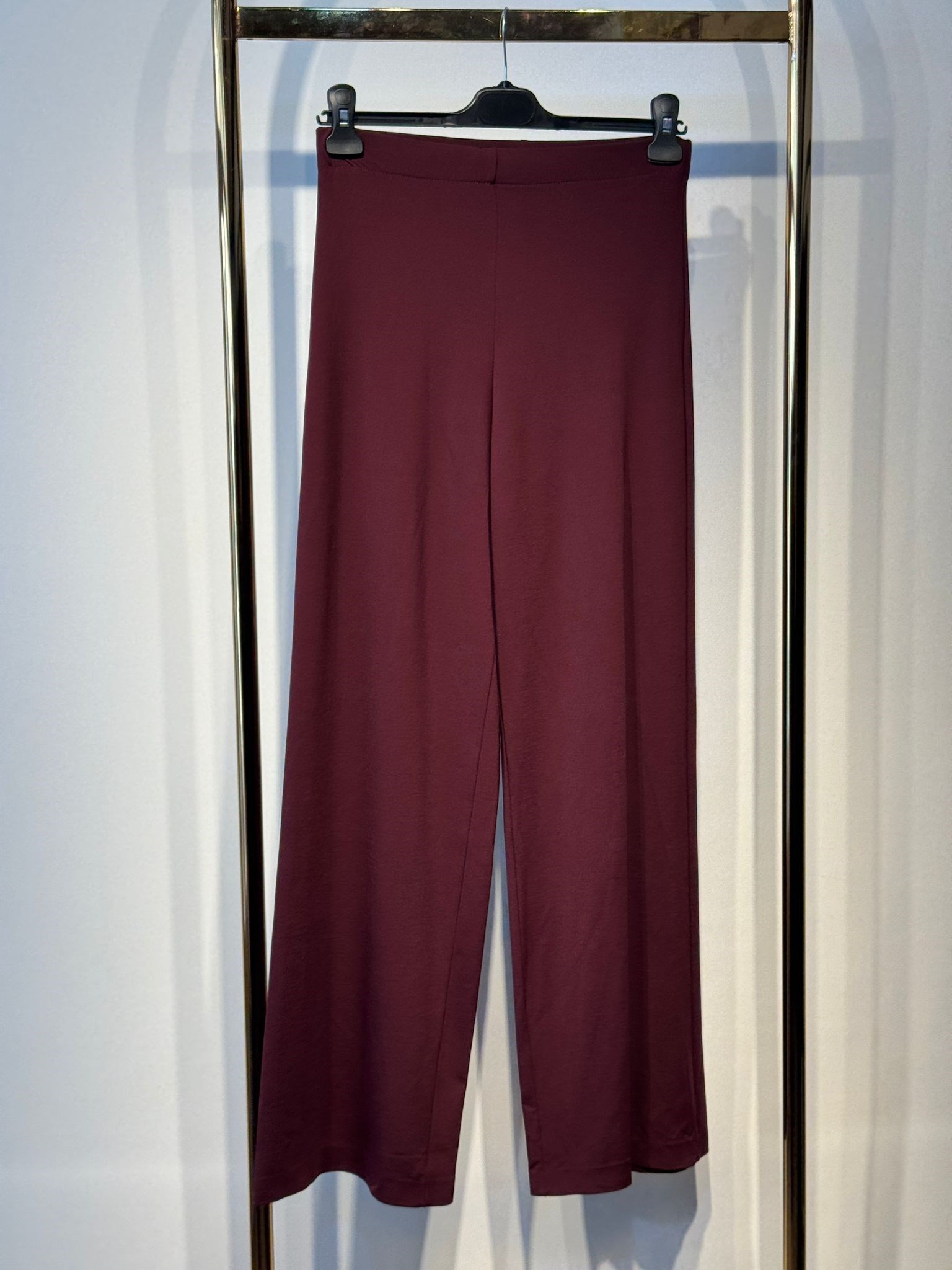 CEREMONY Beli Düz Lastikli Bambu Pantolon