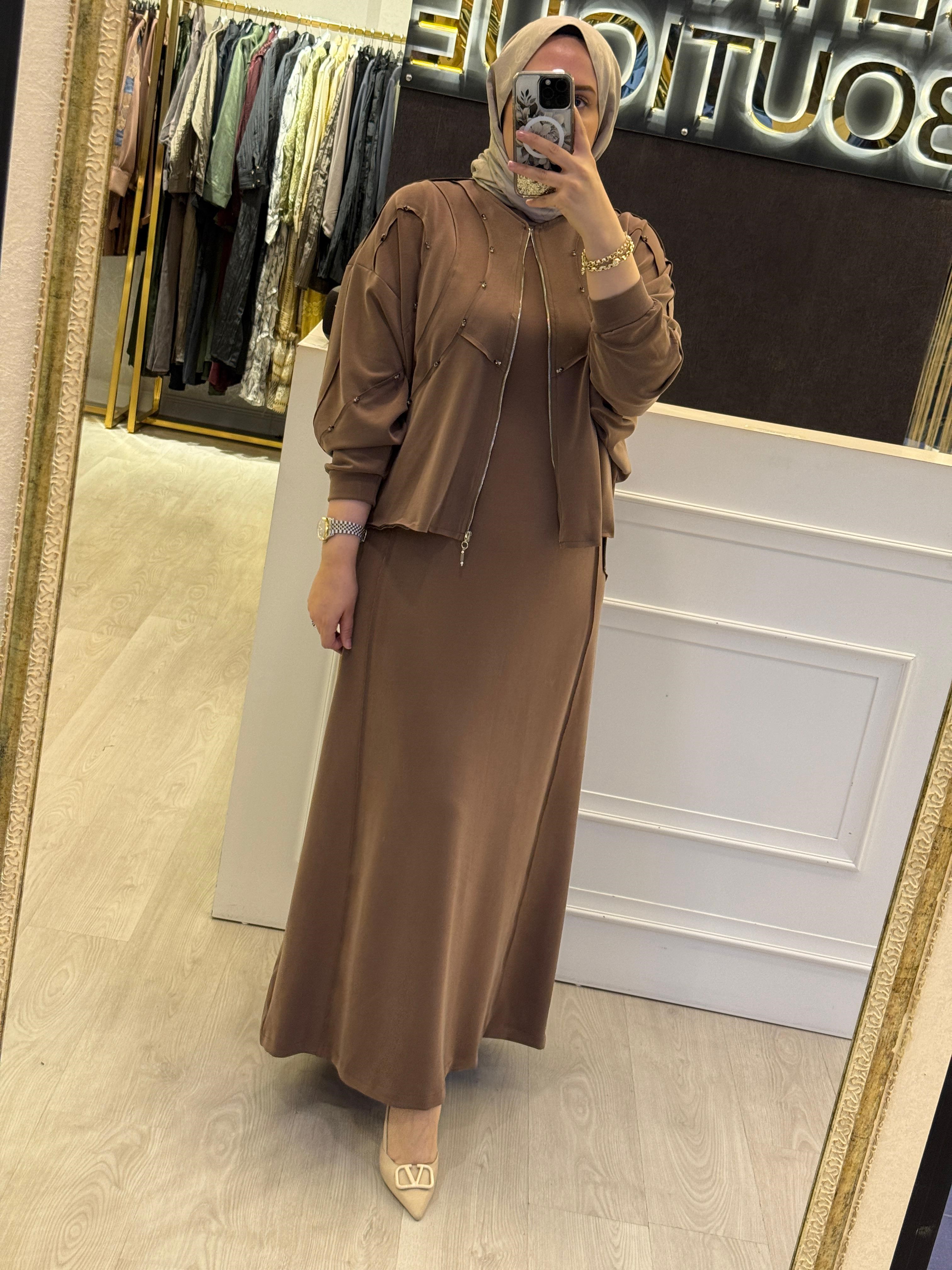 CEREMONY Oval Kesikli Taş İşlemeli Bolerolu Adel Takım