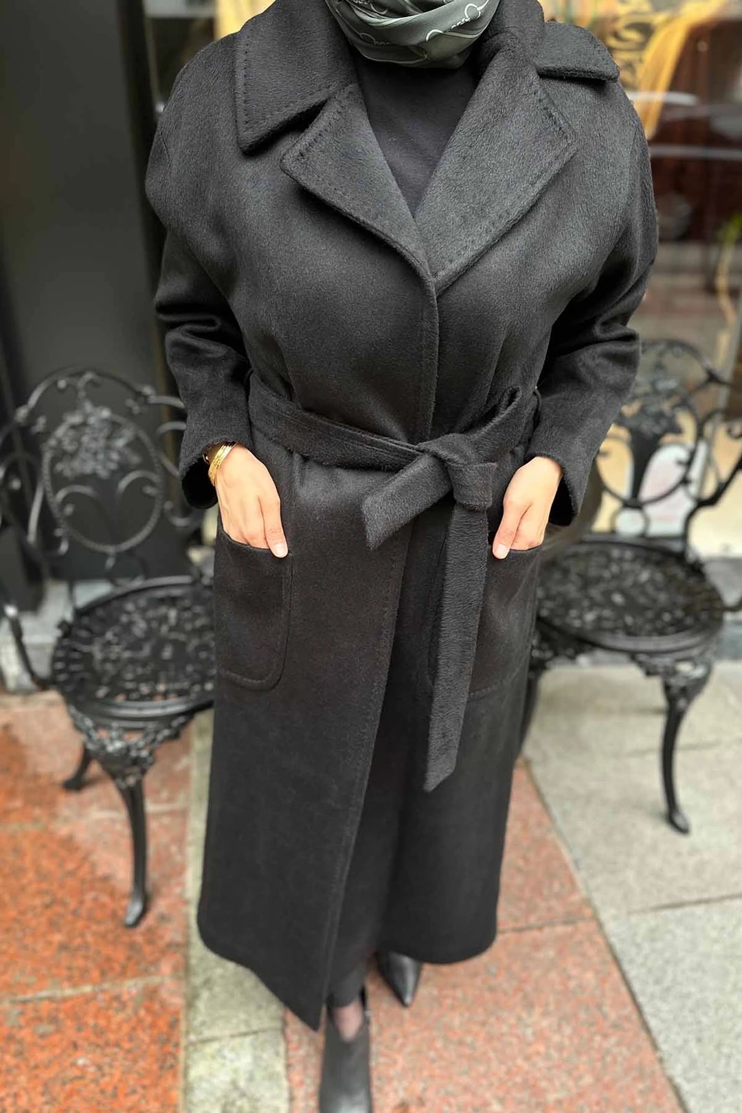 CEREMONY PUNTO DİKİŞLİ MANTO