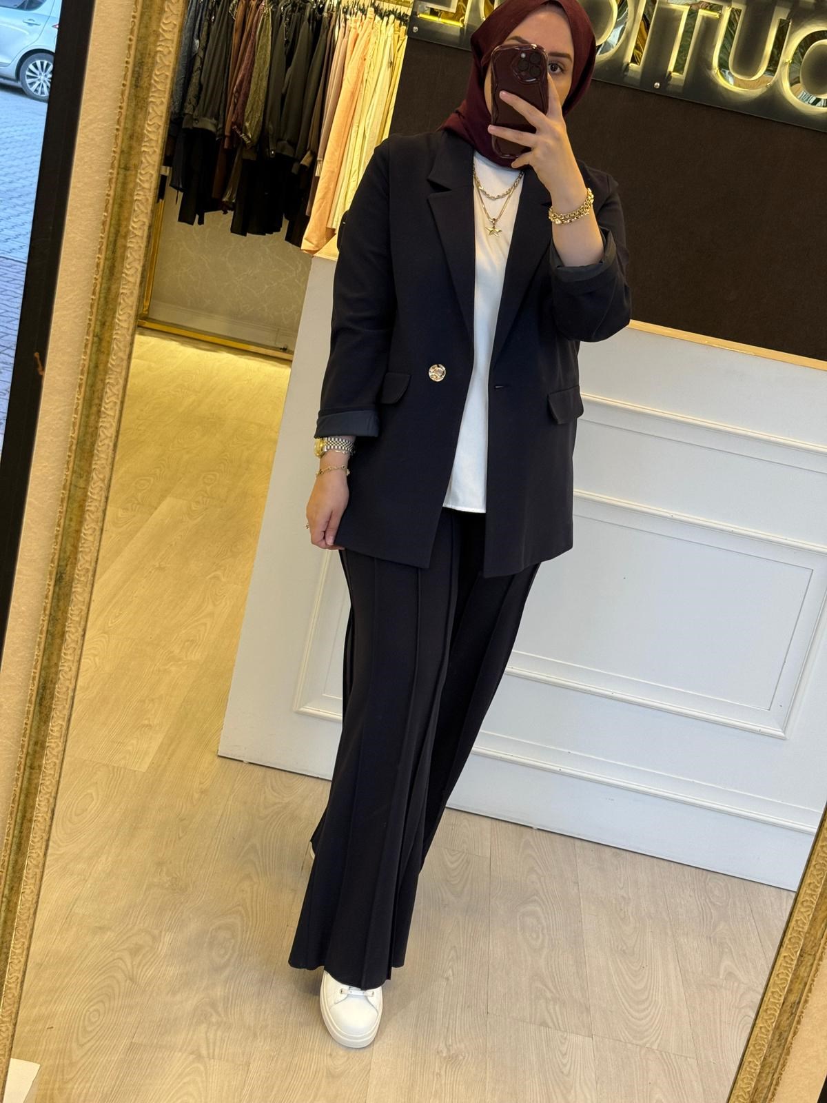 CEREMONY Tek Düğmeli Blazer Çelik Ceket
