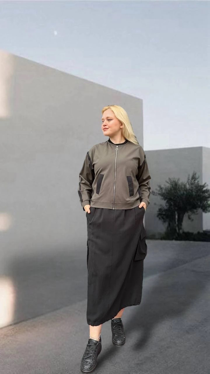 CEREMONY TENCEL GARNİLİ RND ÖRME ÇELİKİ TAKIM