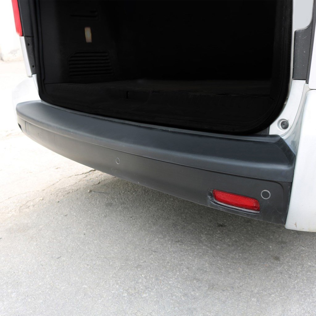 Citroen Jumpy Spacetourer Mat Siyah Arka Tampon Eşiği 2017 Yılı ve Sonrasına Uyumludur