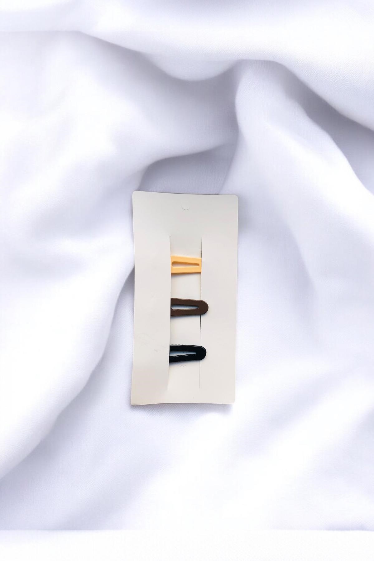 Çocuk 3 Adet Taşlı Figürlü 4,5 Cm Pens Toka