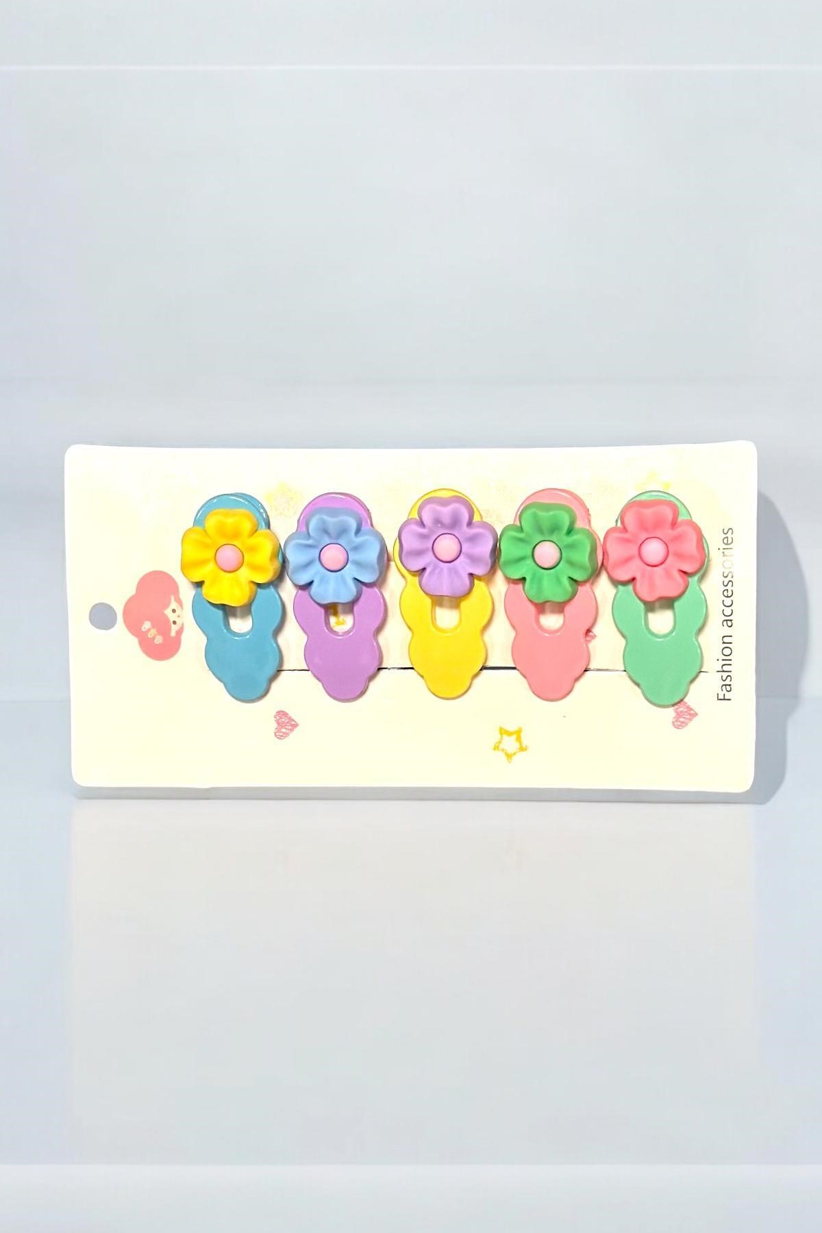 Çocuk Figürlü 5 Adet 4 Cm Pens Toka Seti