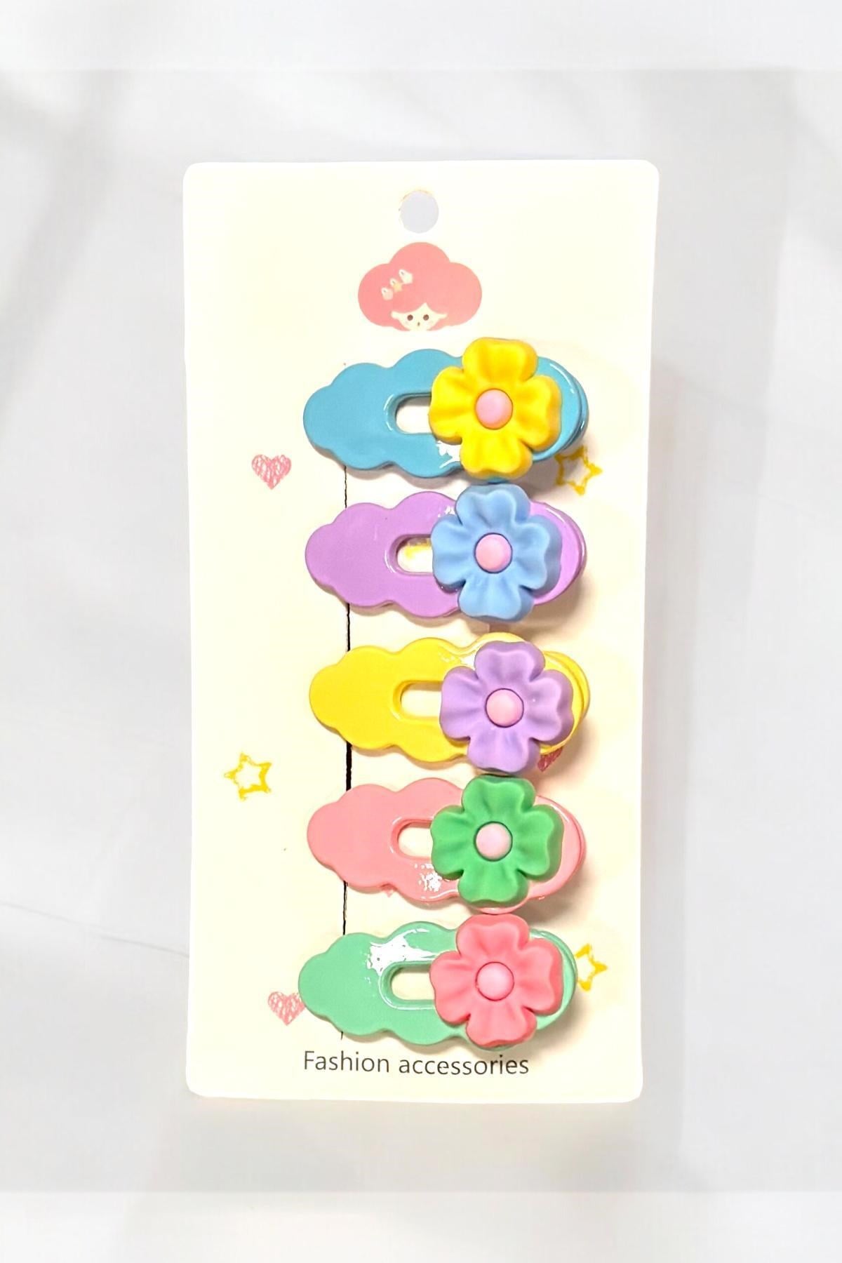 Çocuk Figürlü 5 Adet 4 Cm Pens Toka Seti