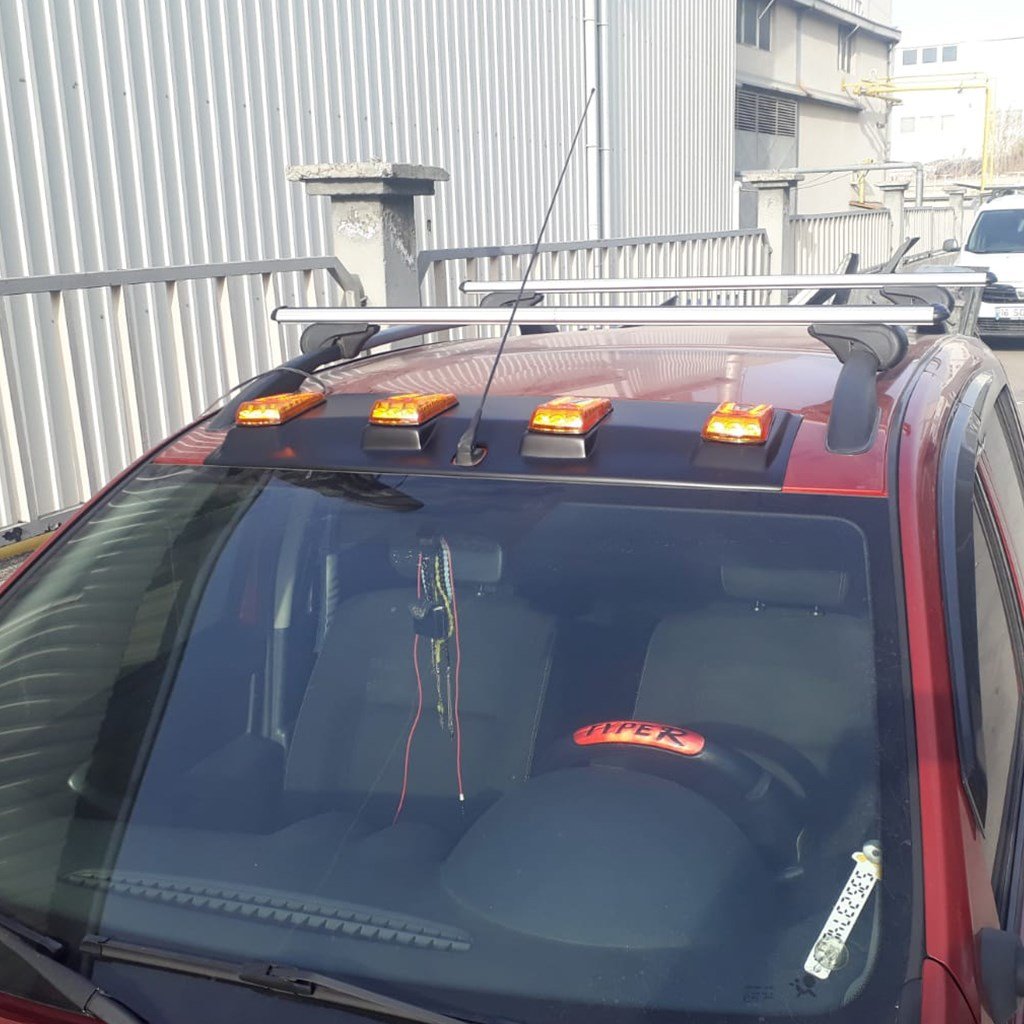 Dacia Sandero Ön Cam Üstü Işıklı Moonvisör 2007-2011 Yılı ve Arasına Uyumludur