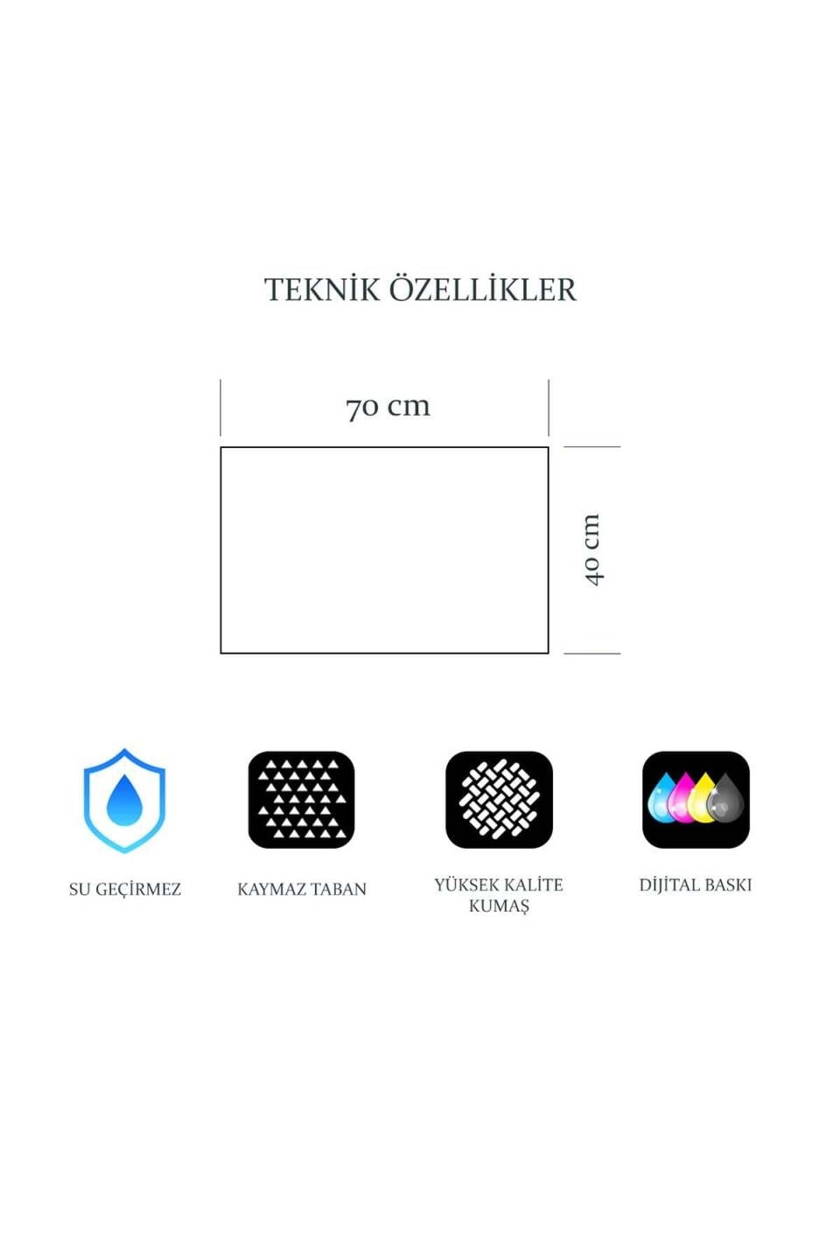 Doodle Blue Xl 70x40 Cm Oyuncu Gaming Mouse Pad