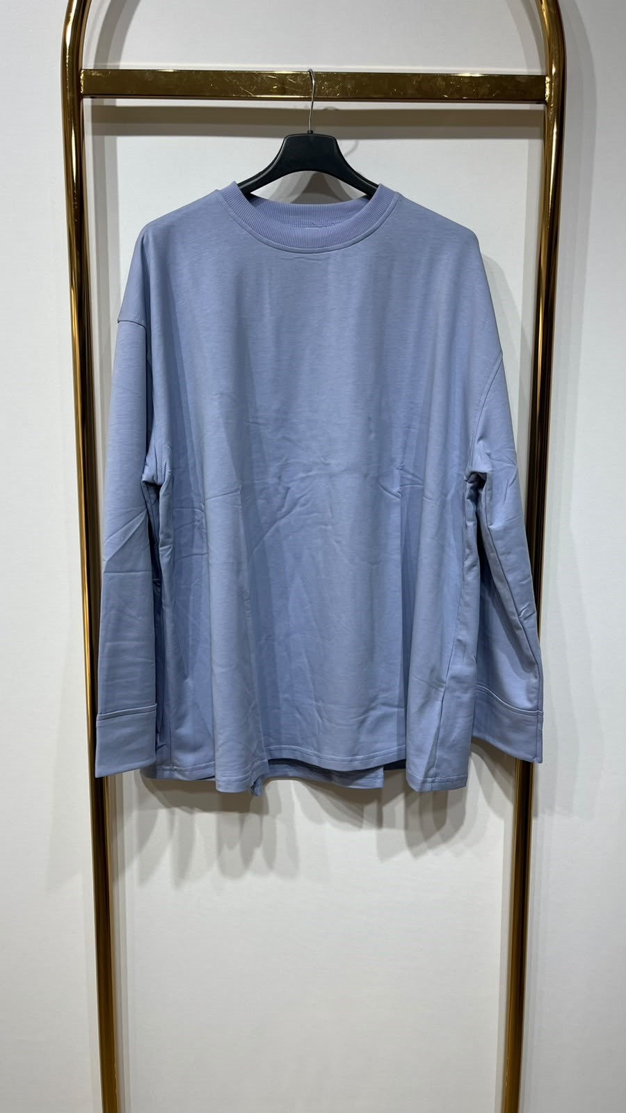 EKRUTEX Dikiş Detaylı Basic Sweatshirt