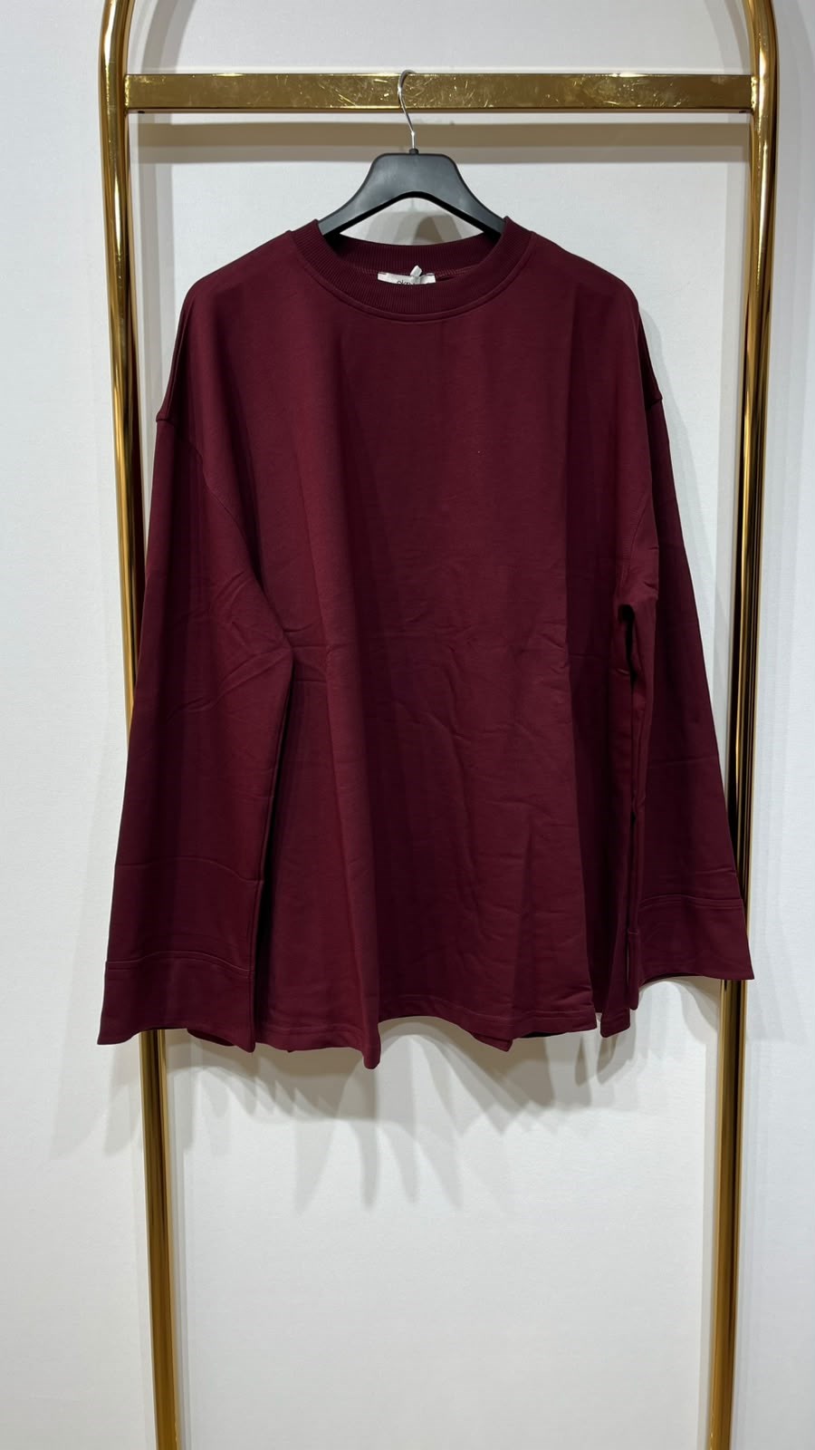 EKRUTEX Dikiş Detaylı Basic Sweatshirt