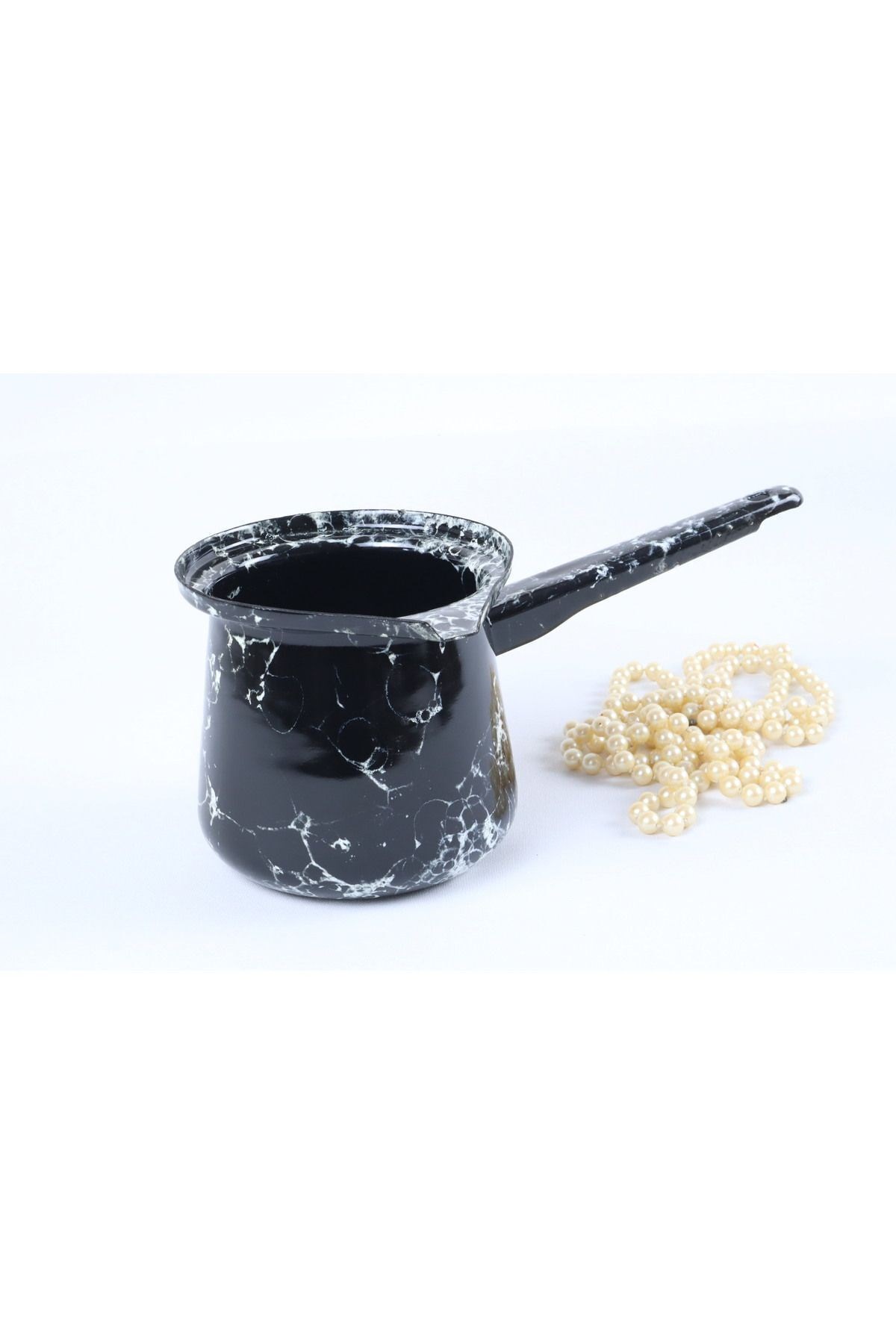 Emaye Cezve 600 ml Türk kahvesi Sütlük Kamp Sosluk Yumurta Haşlama Mama Pişirme