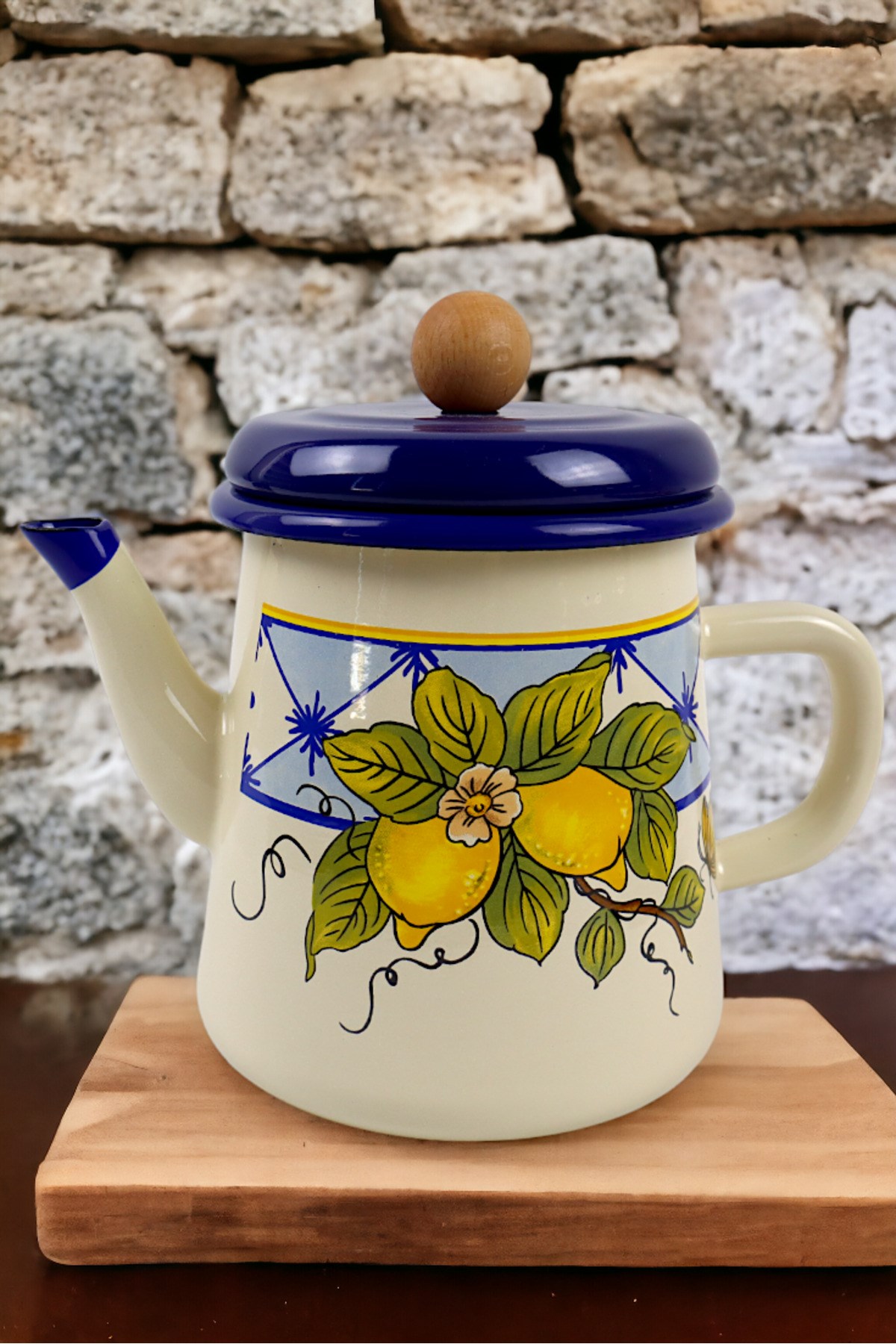 Emaye Demlik, Bitki Çayı Demliği, Çeyiz, Hediye 1 Litre