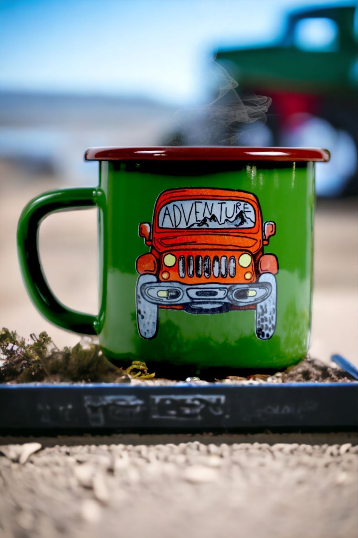 Emaye Kupa Bardak Camp Kamp Mug Fincan Kahve