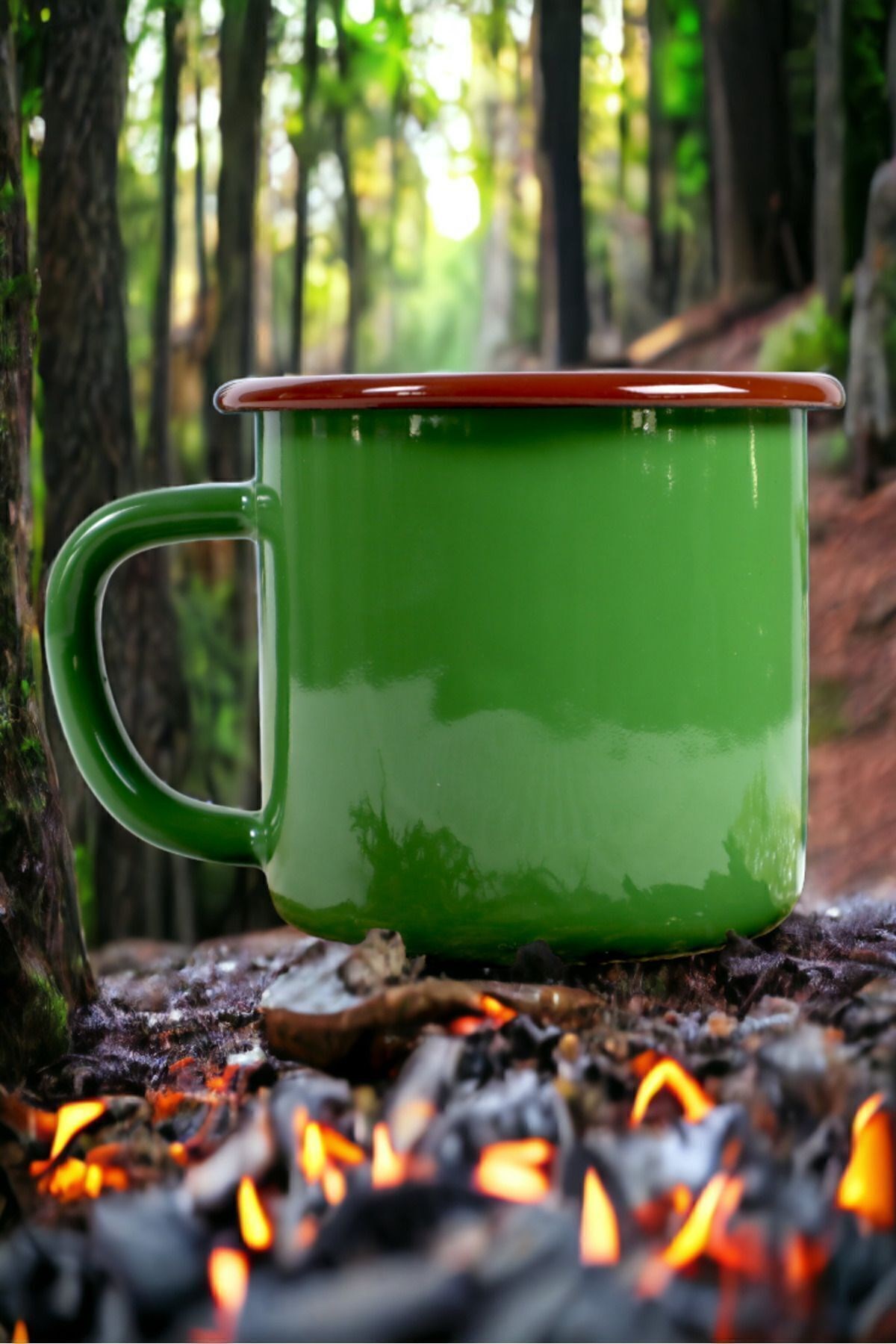 Emaye Kupa Bardak Camp Kamp Mug Fincan Kahve