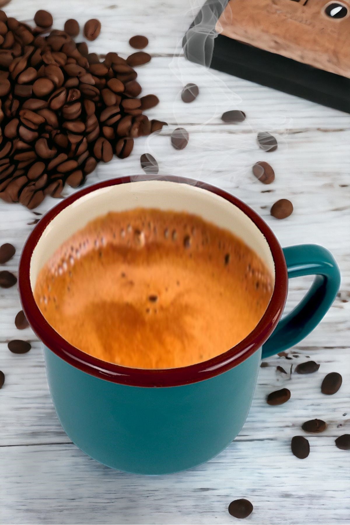 Emaye Kupa Bardak Camp Kamp Mug Fincan Kahve