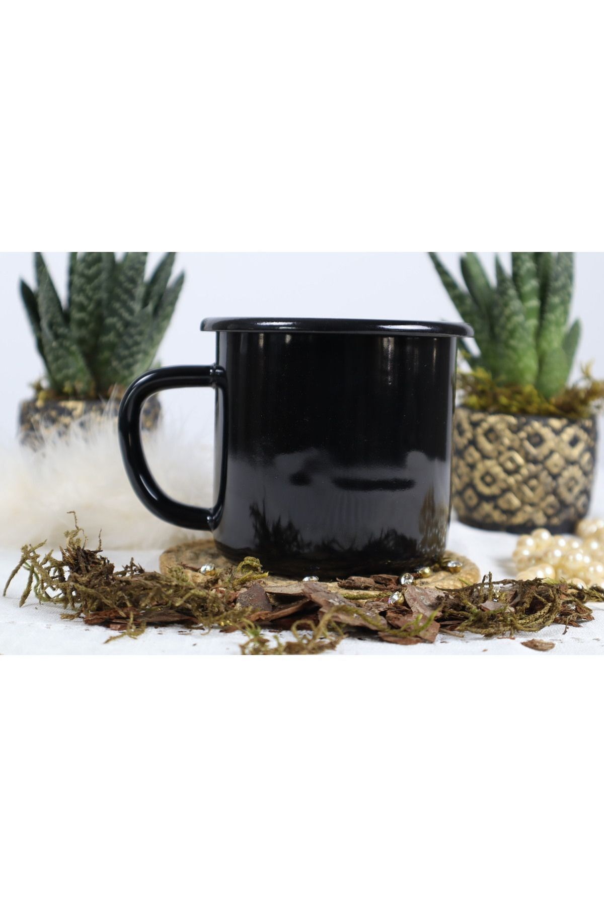 Emaye Kupa Bardak Camp Kamp Mug Fincan Kahve