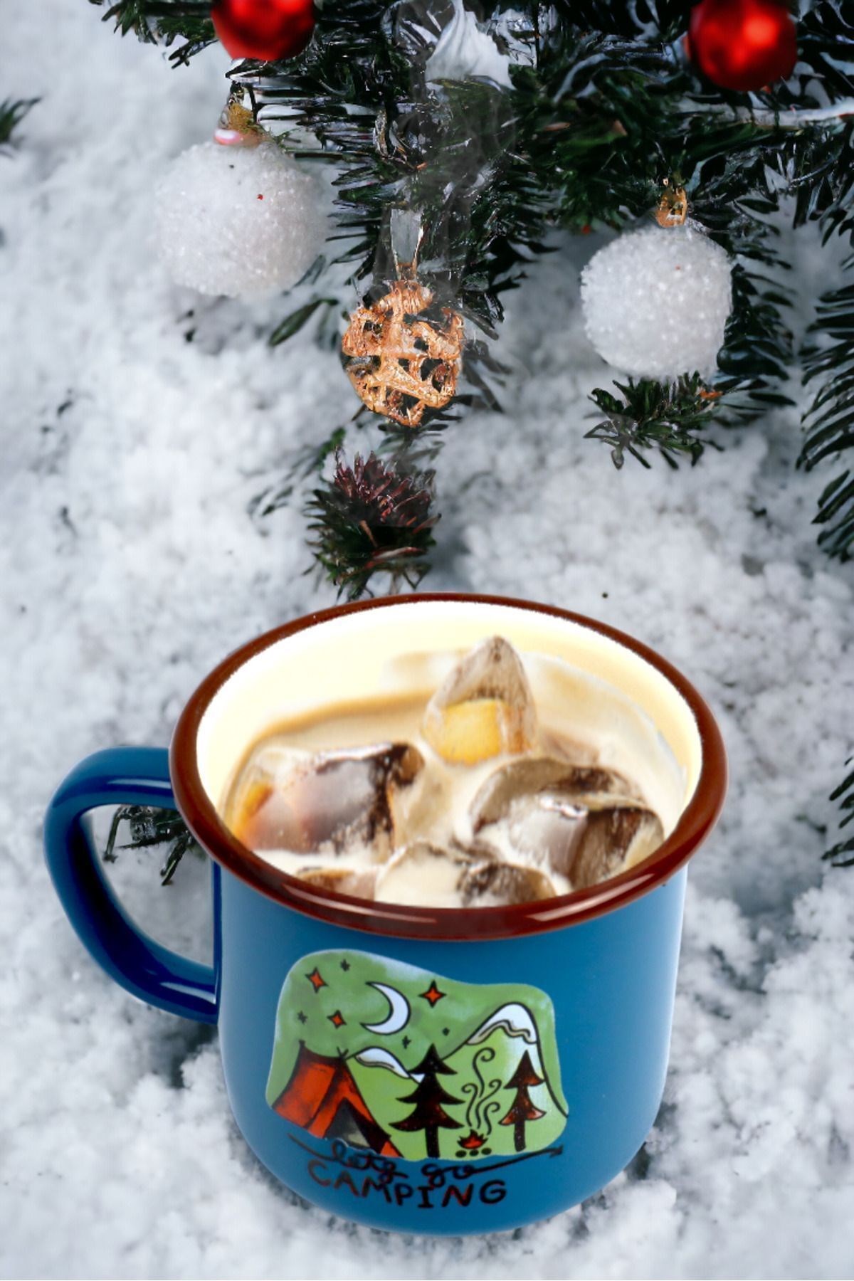 Emaye Kupa Bardak Camp Kamp Mug Fincan Kahve