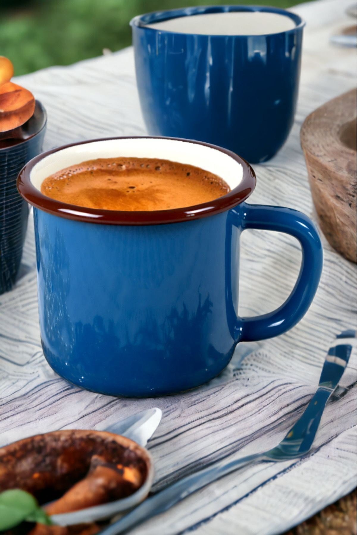 Emaye Kupa Bardak Camp Kamp Mug Fincan Kahve