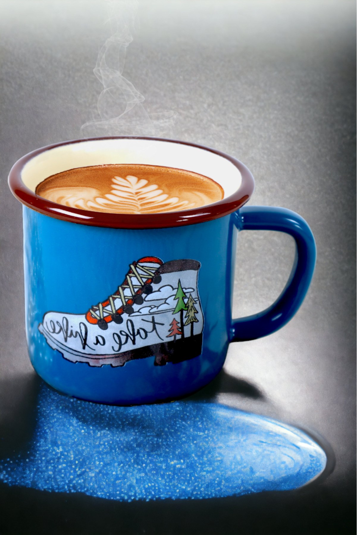 Emaye Kupa Bardak Camp Kamp Mug Fincan Kahve